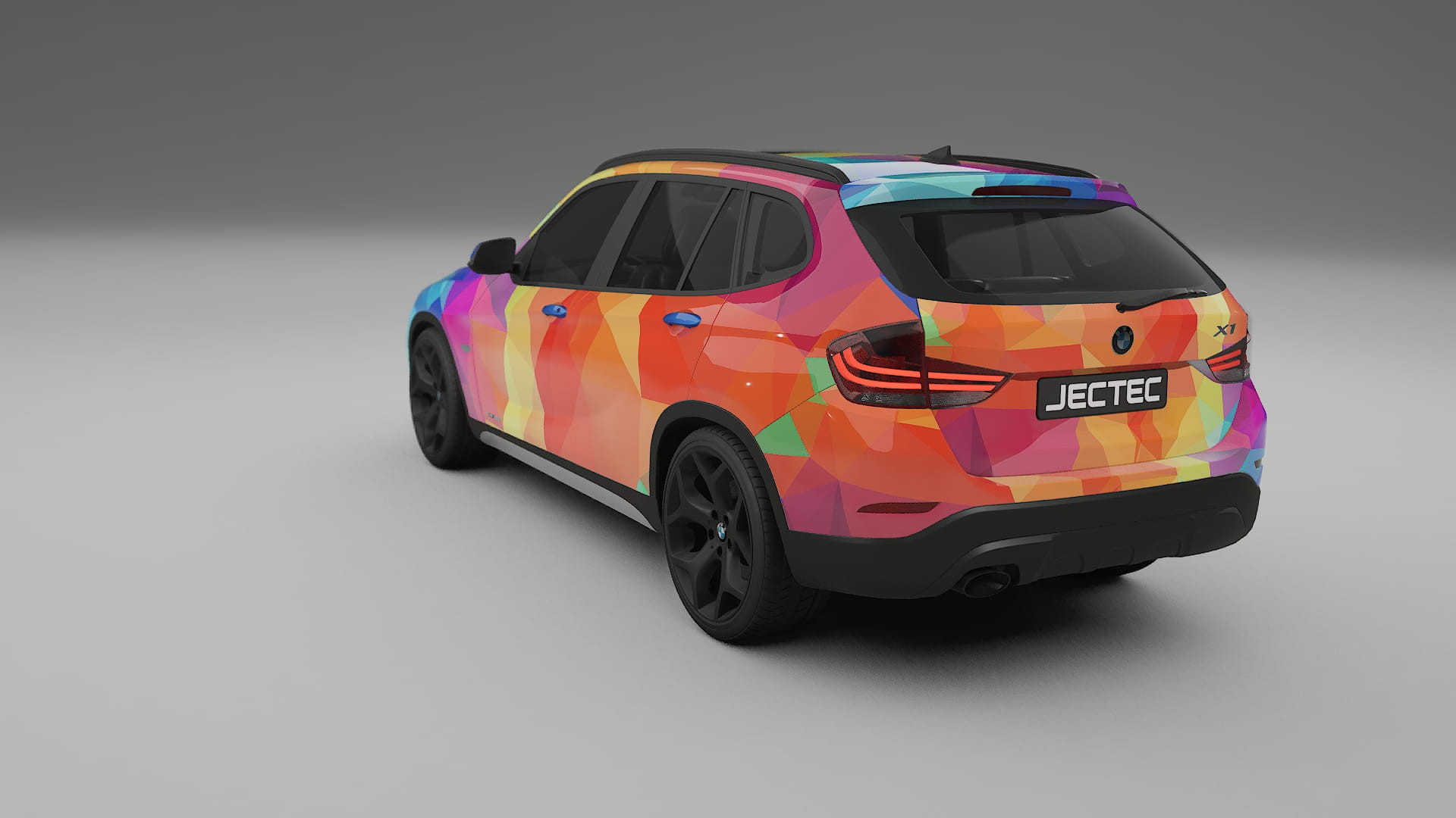 BMW X1 E84 VECTOR VIBE – Ontworpen Wrap PPF Kit van Printbaar Polyurethaanfolie