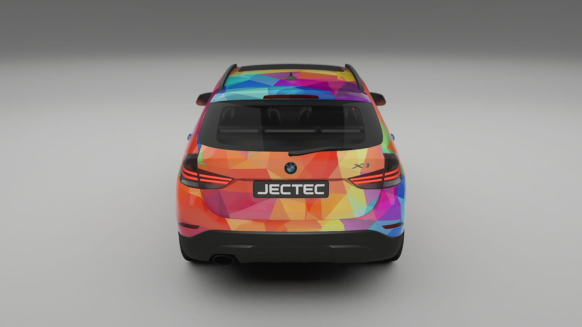 BMW X1 E84 VECTOR VIBE – Ontworpen Wrap PPF Kit van Printbaar Polyurethaanfolie