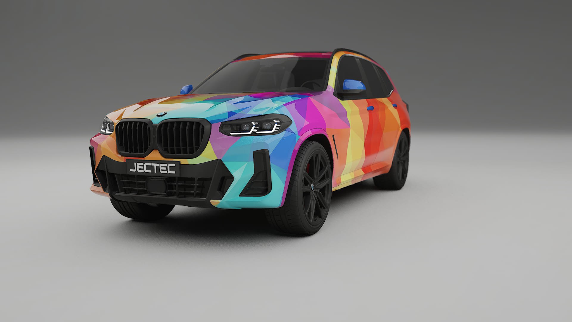 BMW X3 G01 facelift VECTOR VIBE – Ontworpen Wrap PPF Kit van Printbaar Polyurethaanfolie