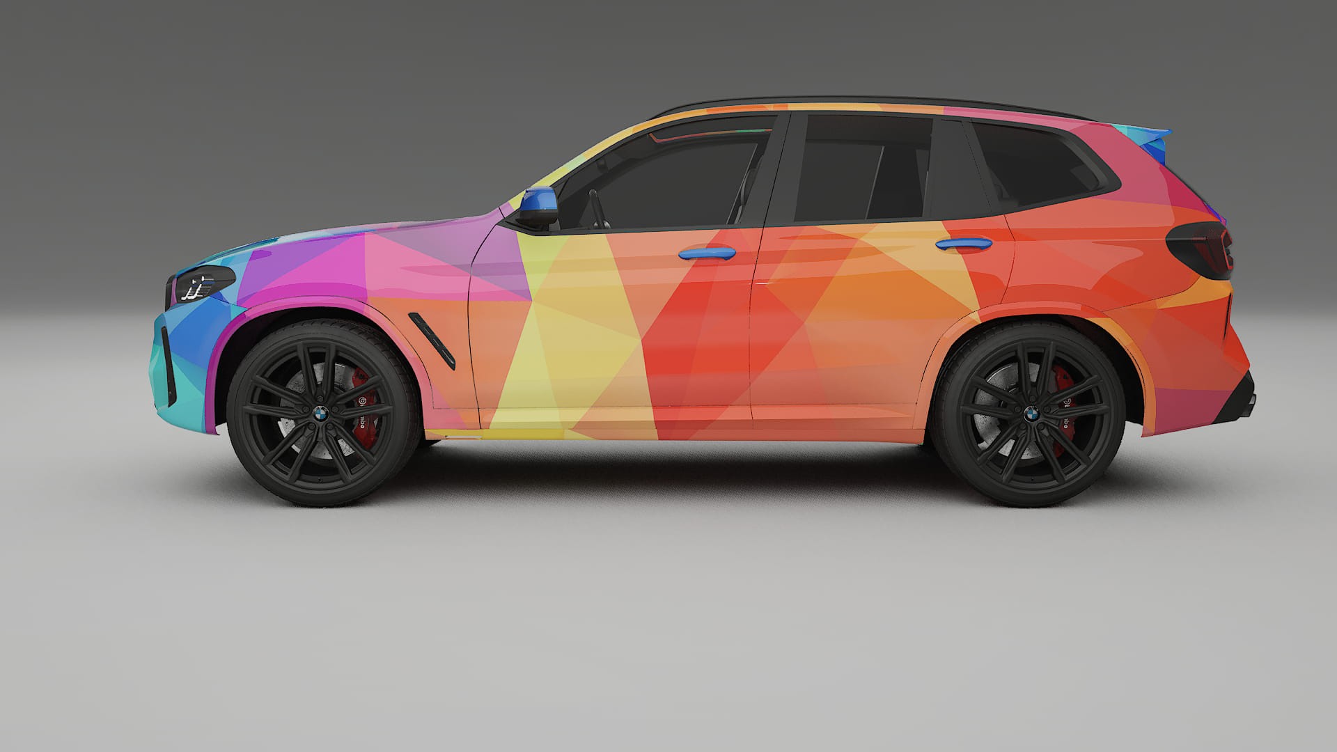 BMW X3 G01 facelift VECTOR VIBE – Ontworpen Wrap PPF Kit van Printbaar Polyurethaanfolie