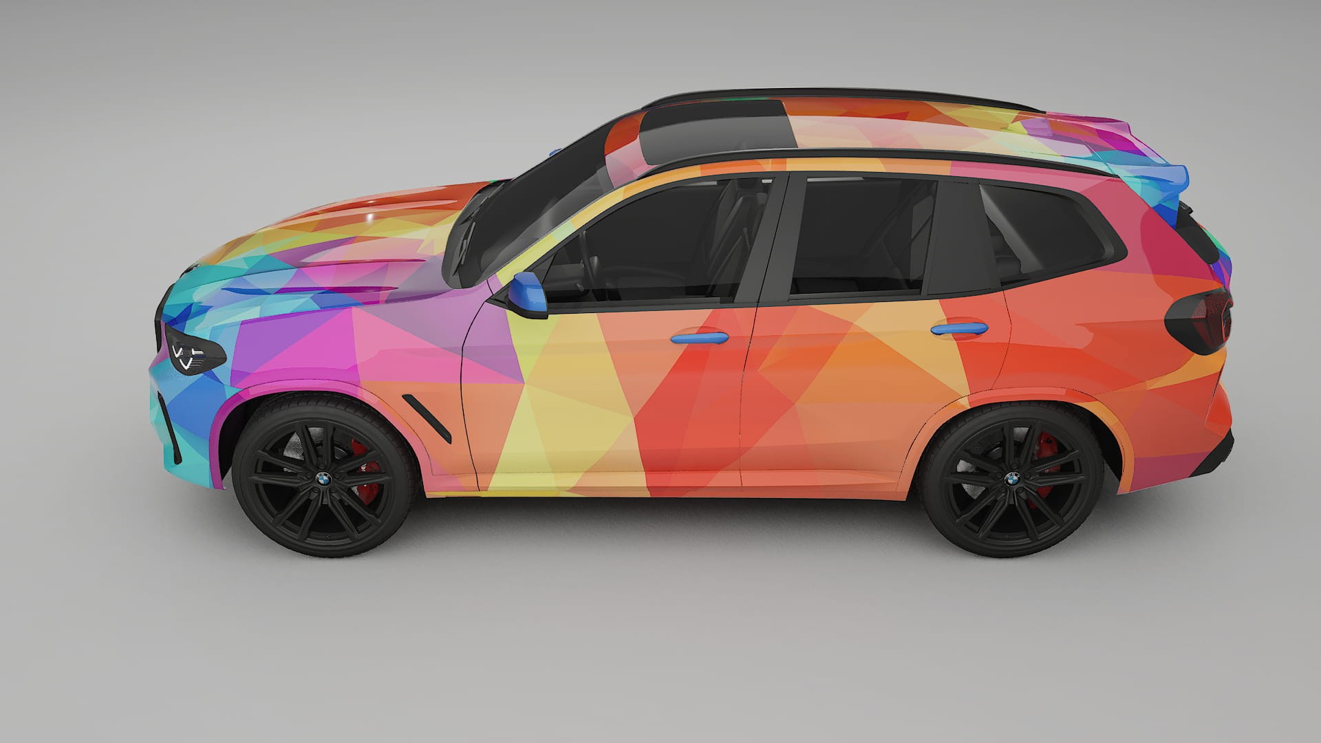 BMW X3 G01 facelift VECTOR VIBE – Ontworpen Wrap PPF Kit van Printbaar Polyurethaanfolie