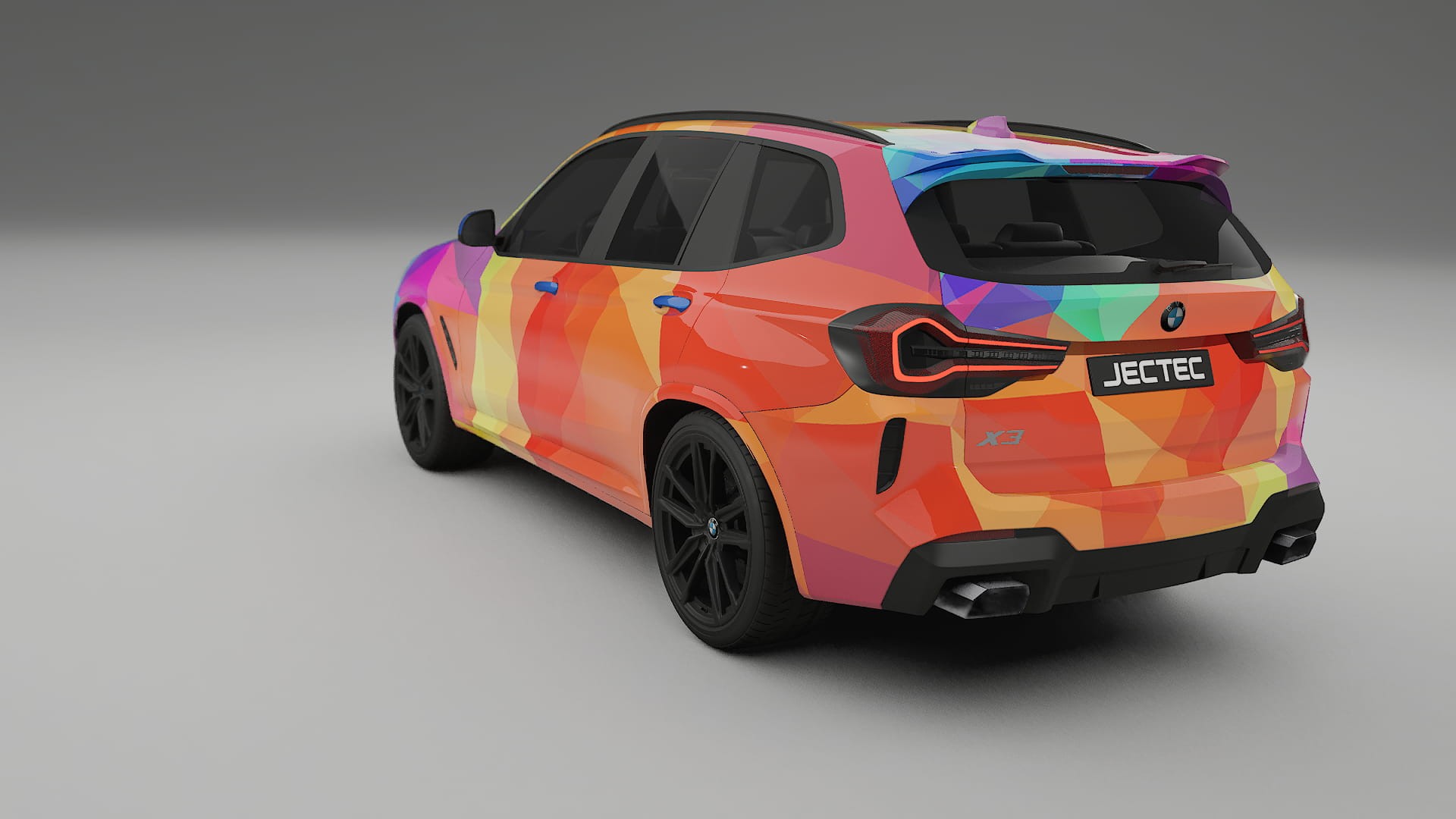 BMW X3 G01 facelift VECTOR VIBE – Ontworpen Wrap PPF Kit van Printbaar Polyurethaanfolie