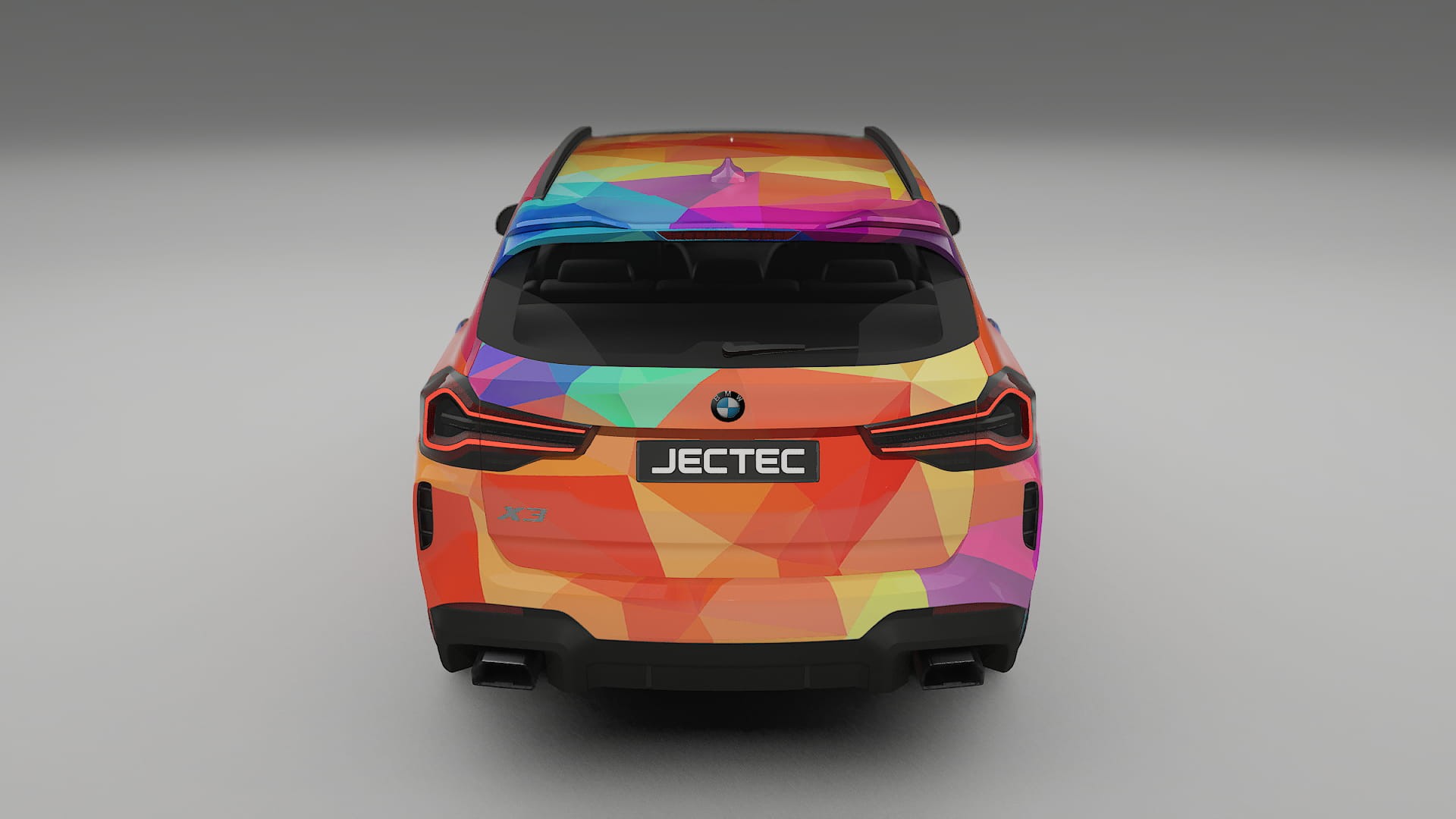 BMW X3 G01 facelift VECTOR VIBE – Ontworpen Wrap PPF Kit van Printbaar Polyurethaanfolie
