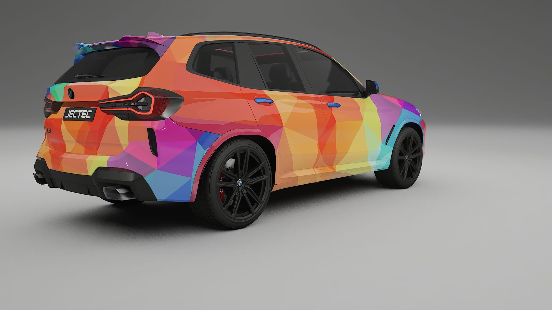 BMW X3 G01 facelift VECTOR VIBE – Ontworpen Wrap PPF Kit van Printbaar Polyurethaanfolie