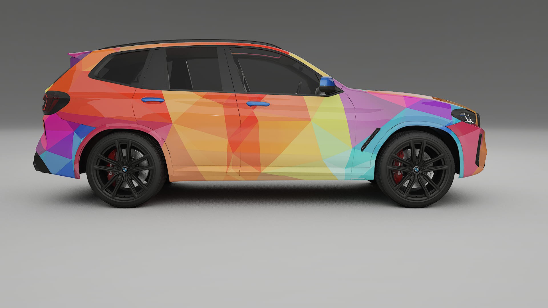 BMW X3 G01 facelift VECTOR VIBE – Ontworpen Wrap PPF Kit van Printbaar Polyurethaanfolie