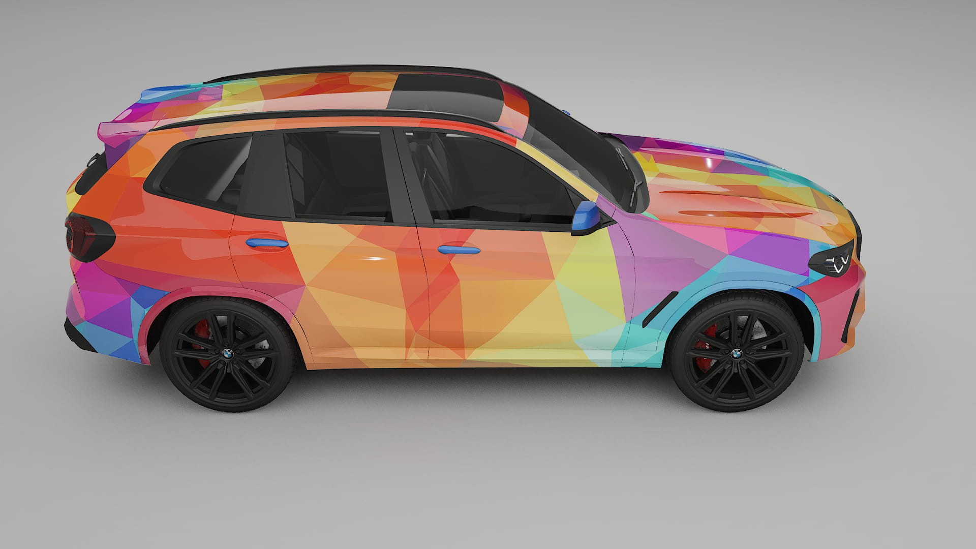 BMW X3 G01 facelift VECTOR VIBE – Ontworpen Wrap PPF Kit van Printbaar Polyurethaanfolie