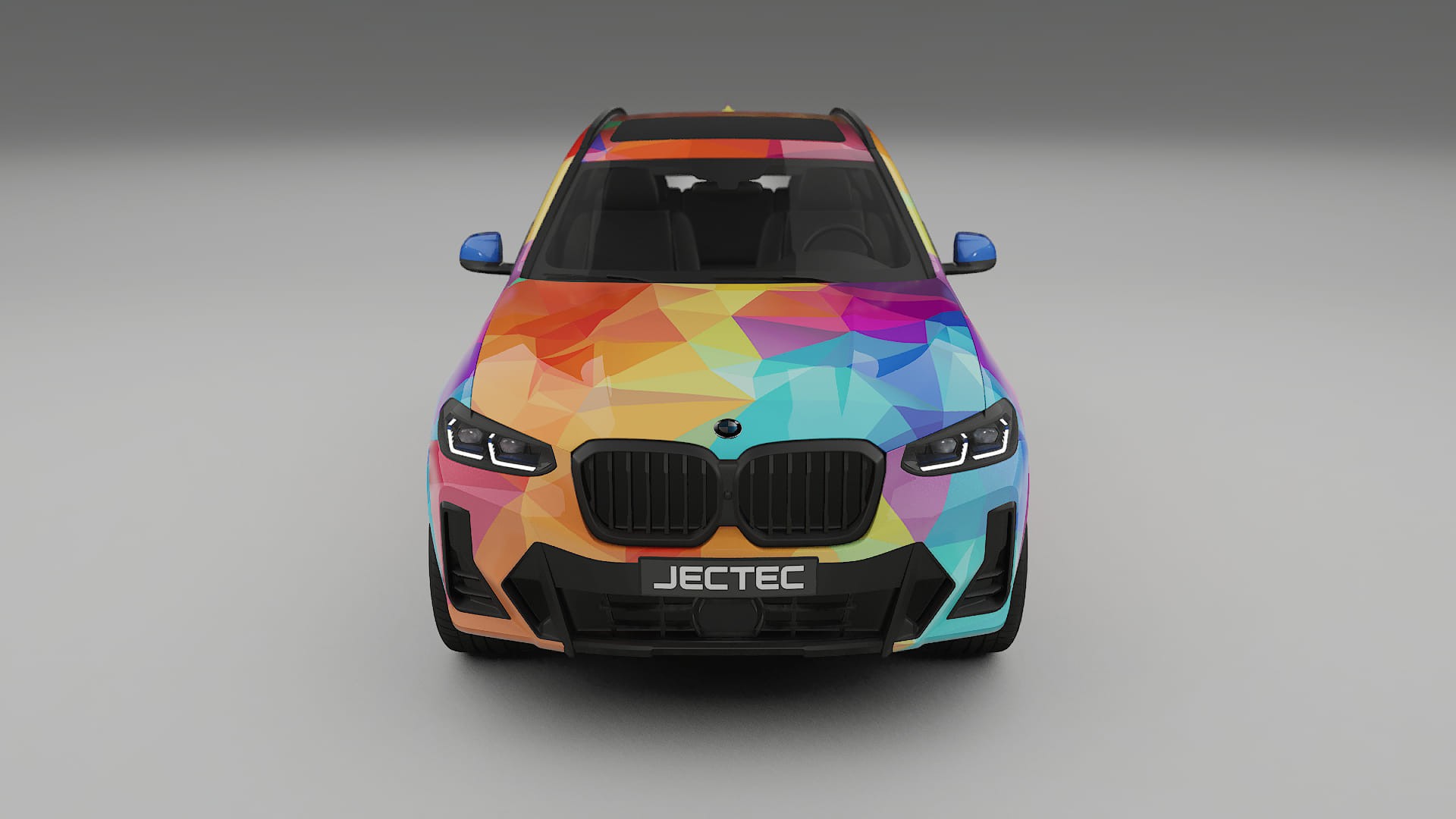 BMW X3 G01 facelift VECTOR VIBE – Ontworpen Wrap PPF Kit van Printbaar Polyurethaanfolie