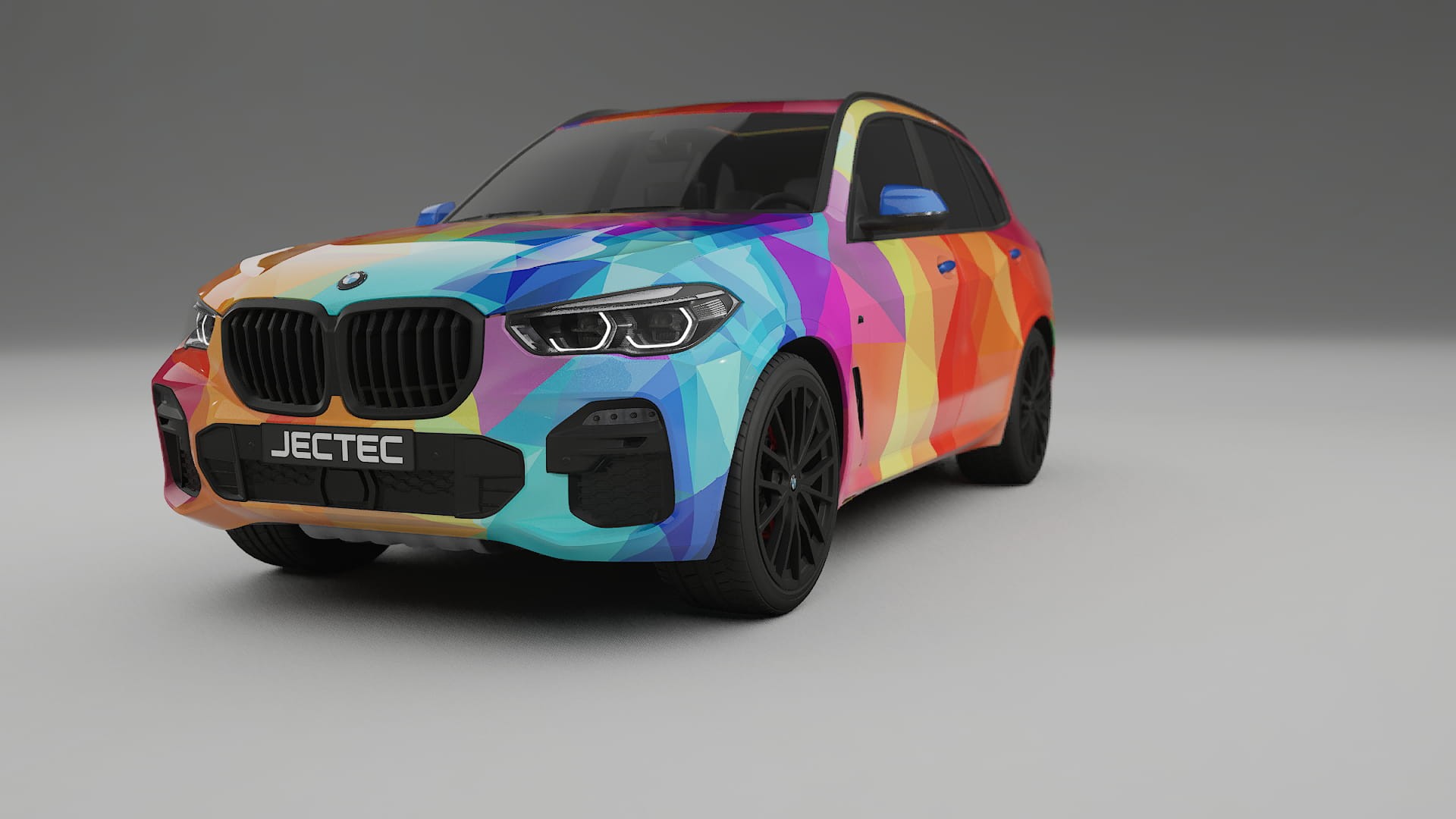 BMW X5 G05 M-Sport VECTOR VIBE – Ontworpen Wrap PPF Kit van Printbaar Polyurethaanfolie