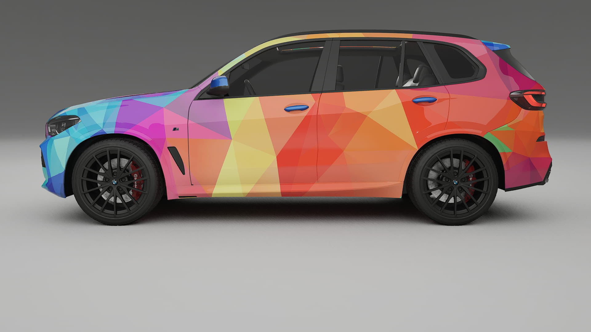 BMW X5 G05 M-Sport VECTOR VIBE – Ontworpen Wrap PPF Kit van Printbaar Polyurethaanfolie