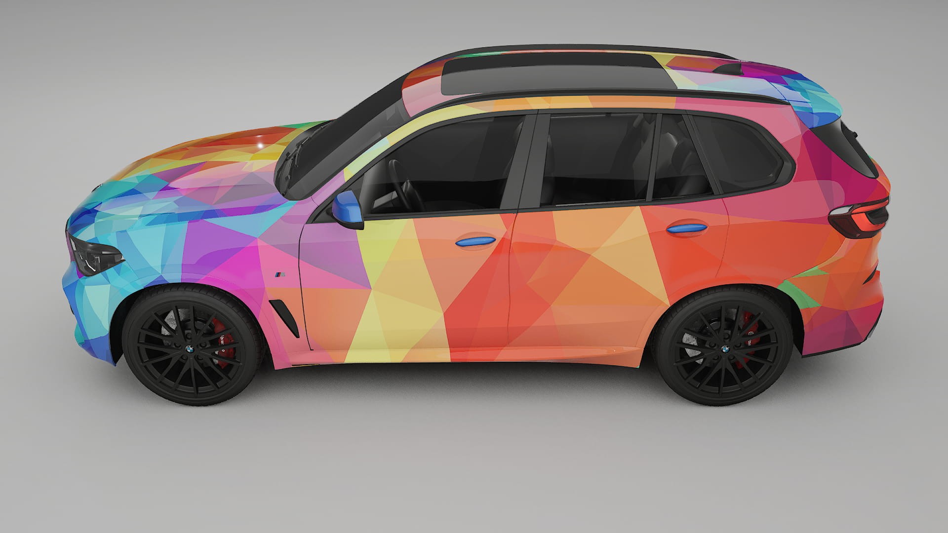 BMW X5 G05 M-Sport VECTOR VIBE – Ontworpen Wrap PPF Kit van Printbaar Polyurethaanfolie