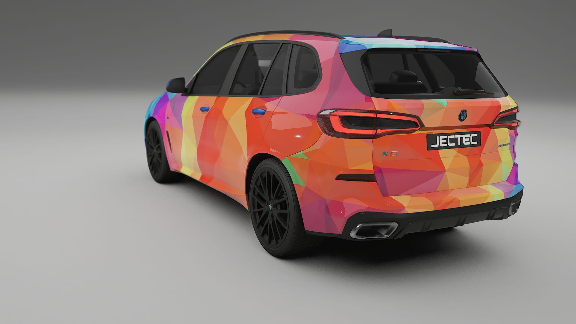 BMW X5 G05 M-Sport VECTOR VIBE – Ontworpen Wrap PPF Kit van Printbaar Polyurethaanfolie