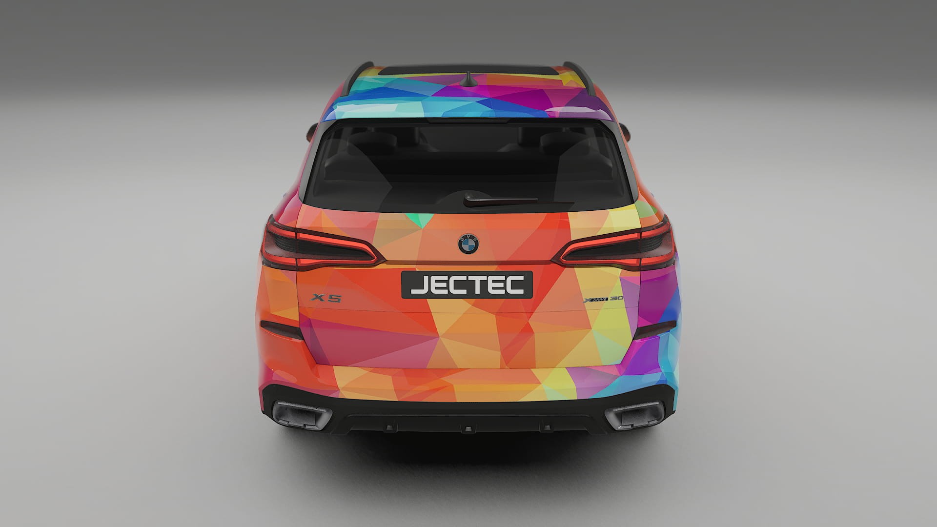 BMW X5 G05 M-Sport VECTOR VIBE – Ontworpen Wrap PPF Kit van Printbaar Polyurethaanfolie