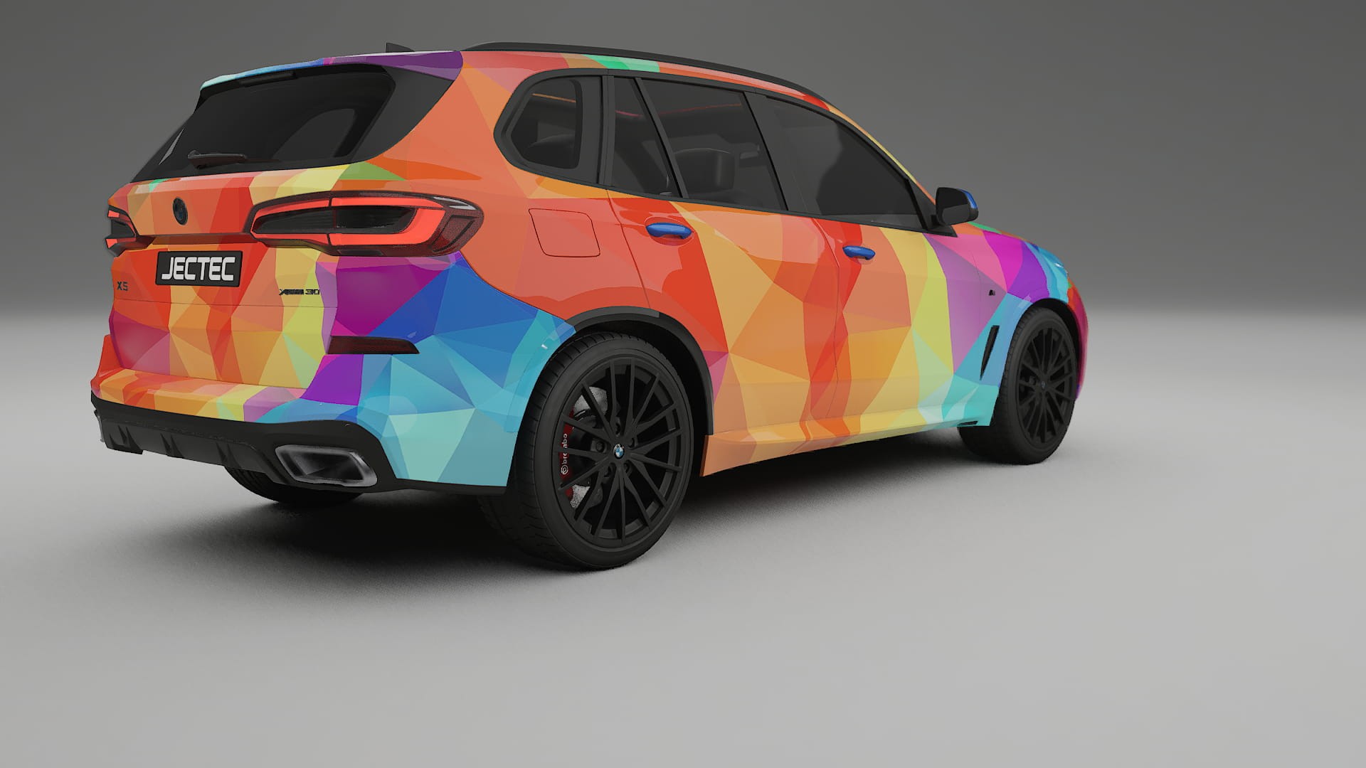 BMW X5 G05 M-Sport VECTOR VIBE – Ontworpen Wrap PPF Kit van Printbaar Polyurethaanfolie