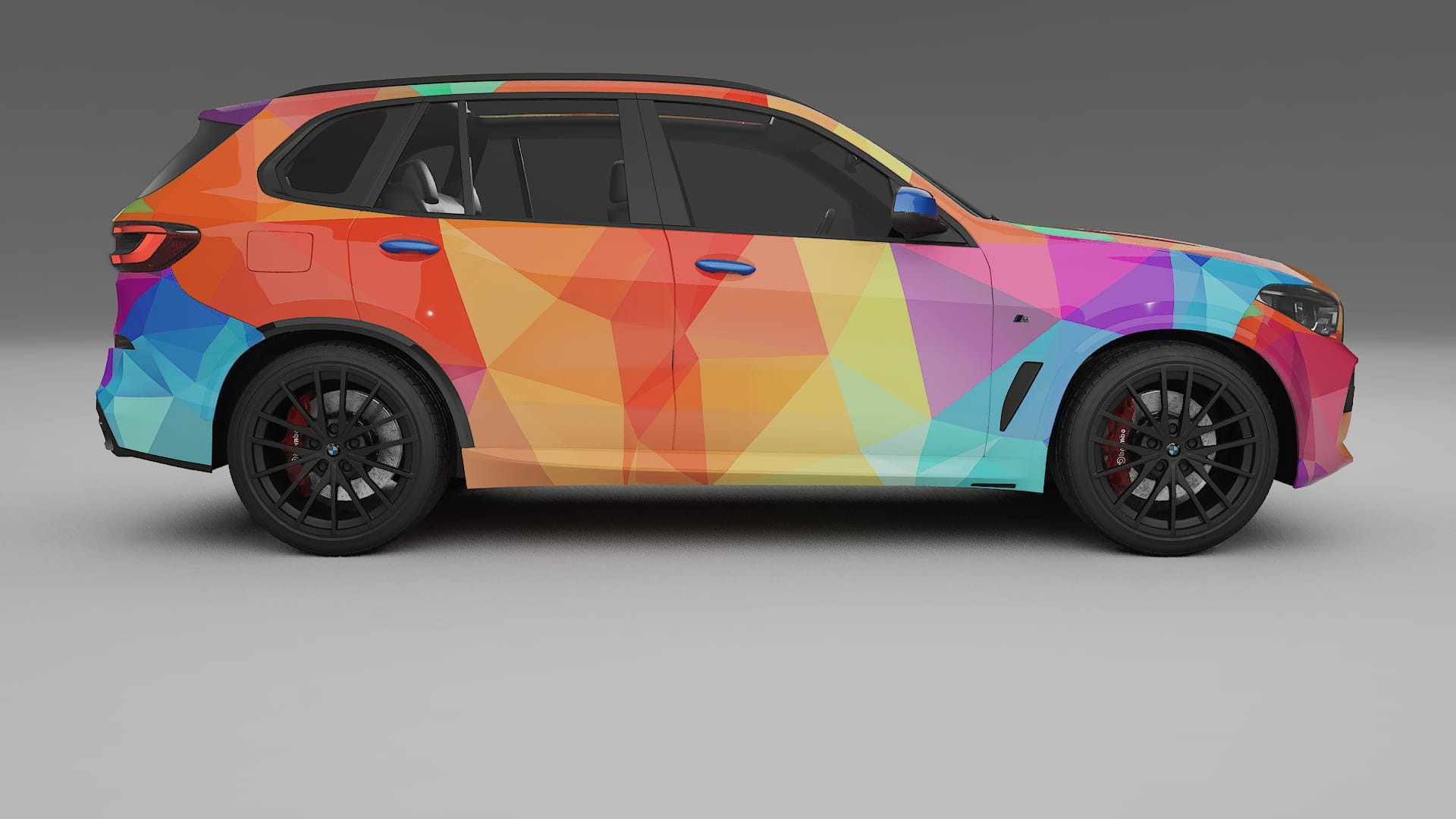 BMW X5 G05 M-Sport VECTOR VIBE – Ontworpen Wrap PPF Kit van Printbaar Polyurethaanfolie