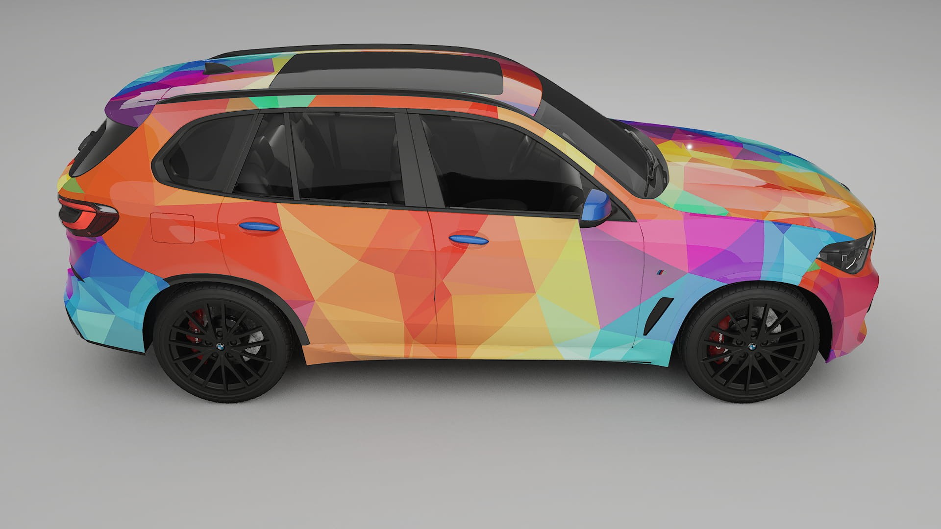 BMW X5 G05 M-Sport VECTOR VIBE – Ontworpen Wrap PPF Kit van Printbaar Polyurethaanfolie