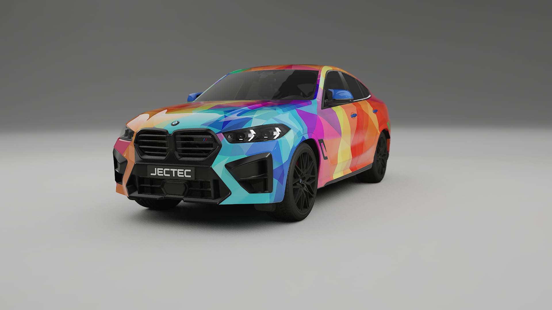 BMW X6 F96 Competition VECTOR VIBE – Ontworpen Wrap PPF Kit van Printbaar Polyurethaanfolie