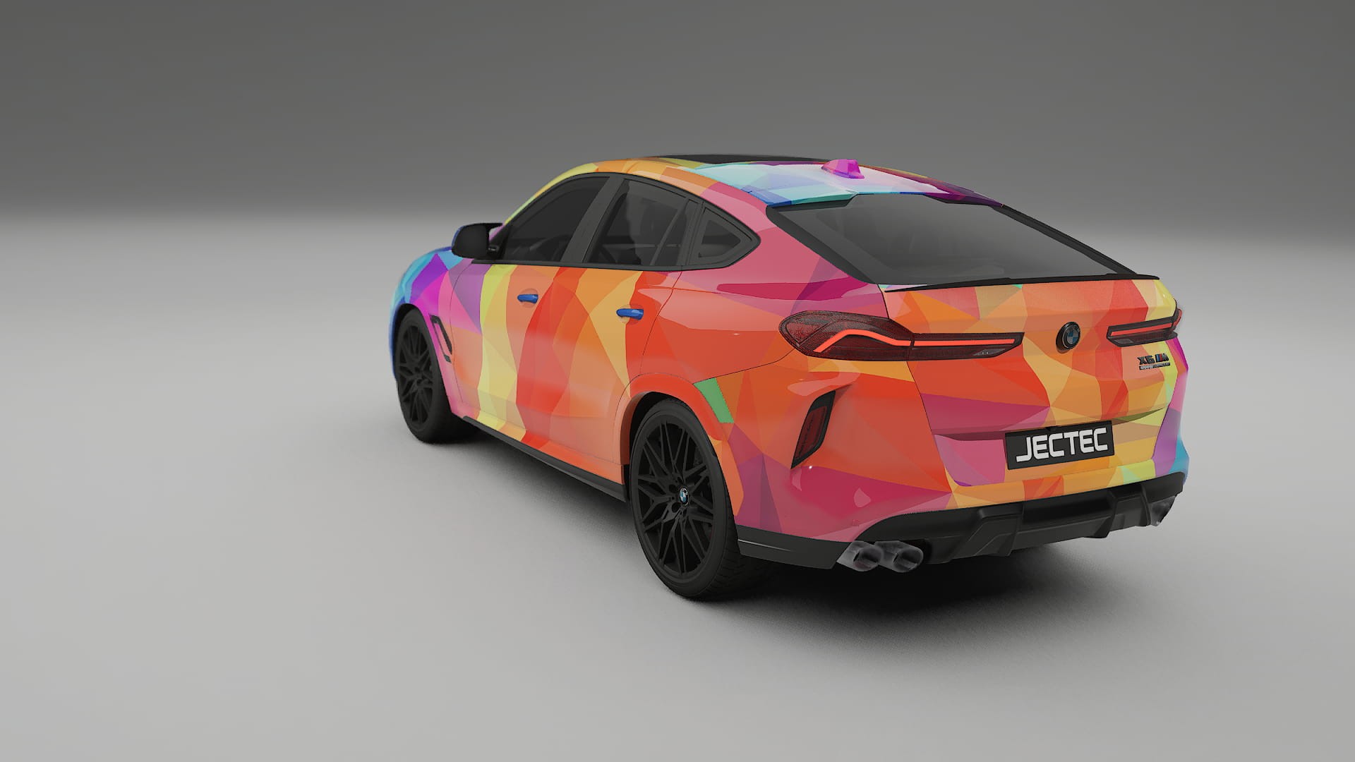 BMW X6 F96 Competition VECTOR VIBE – Ontworpen Wrap PPF Kit van Printbaar Polyurethaanfolie