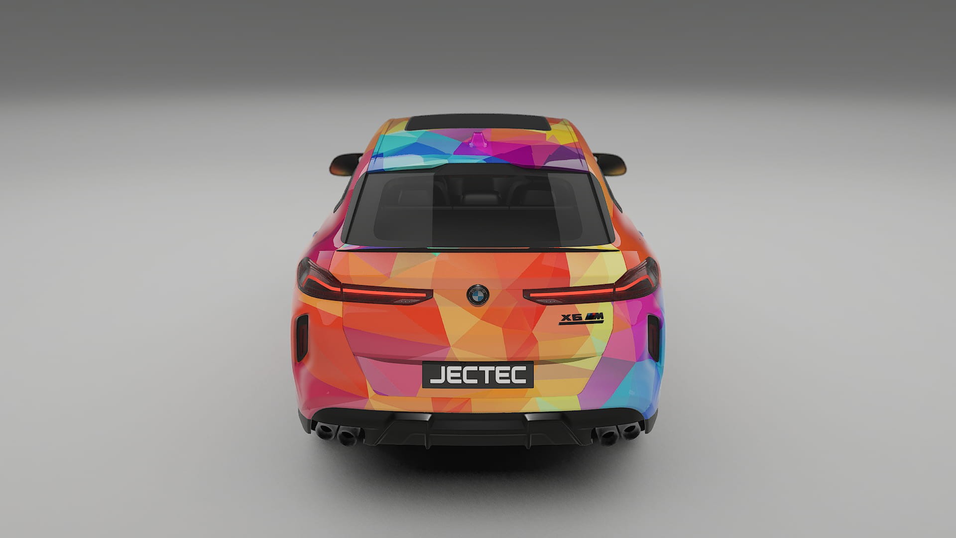 BMW X6 F96 Competition VECTOR VIBE – Ontworpen Wrap PPF Kit van Printbaar Polyurethaanfolie
