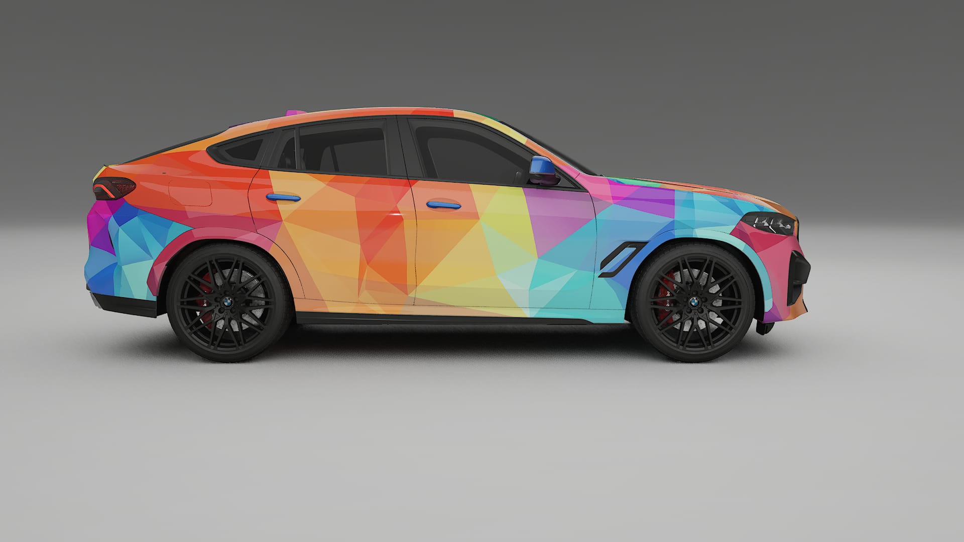 BMW X6 F96 Competition VECTOR VIBE – Ontworpen Wrap PPF Kit van Printbaar Polyurethaanfolie