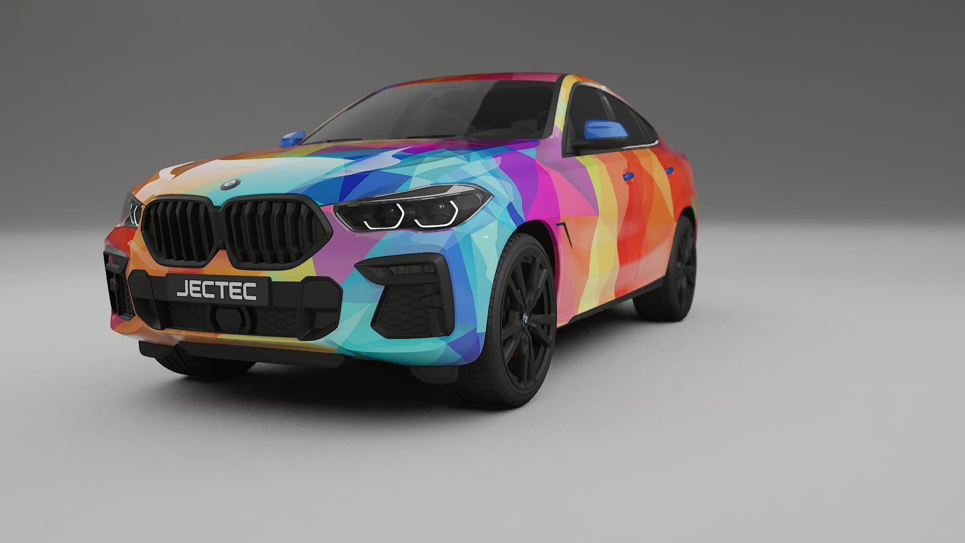 BMW X6 G06 F96 VECTOR VIBE – Ontworpen Wrap PPF Kit van Printbaar Polyurethaanfolie