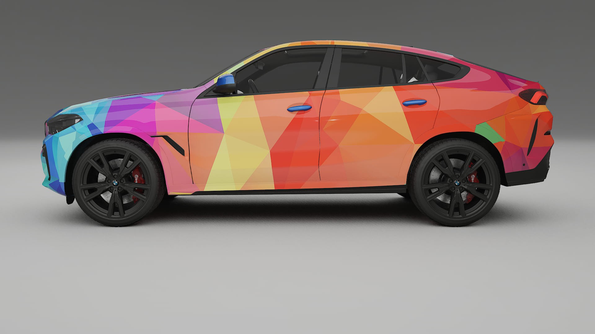 BMW X6 G06 F96 VECTOR VIBE – Ontworpen Wrap PPF Kit van Printbaar Polyurethaanfolie