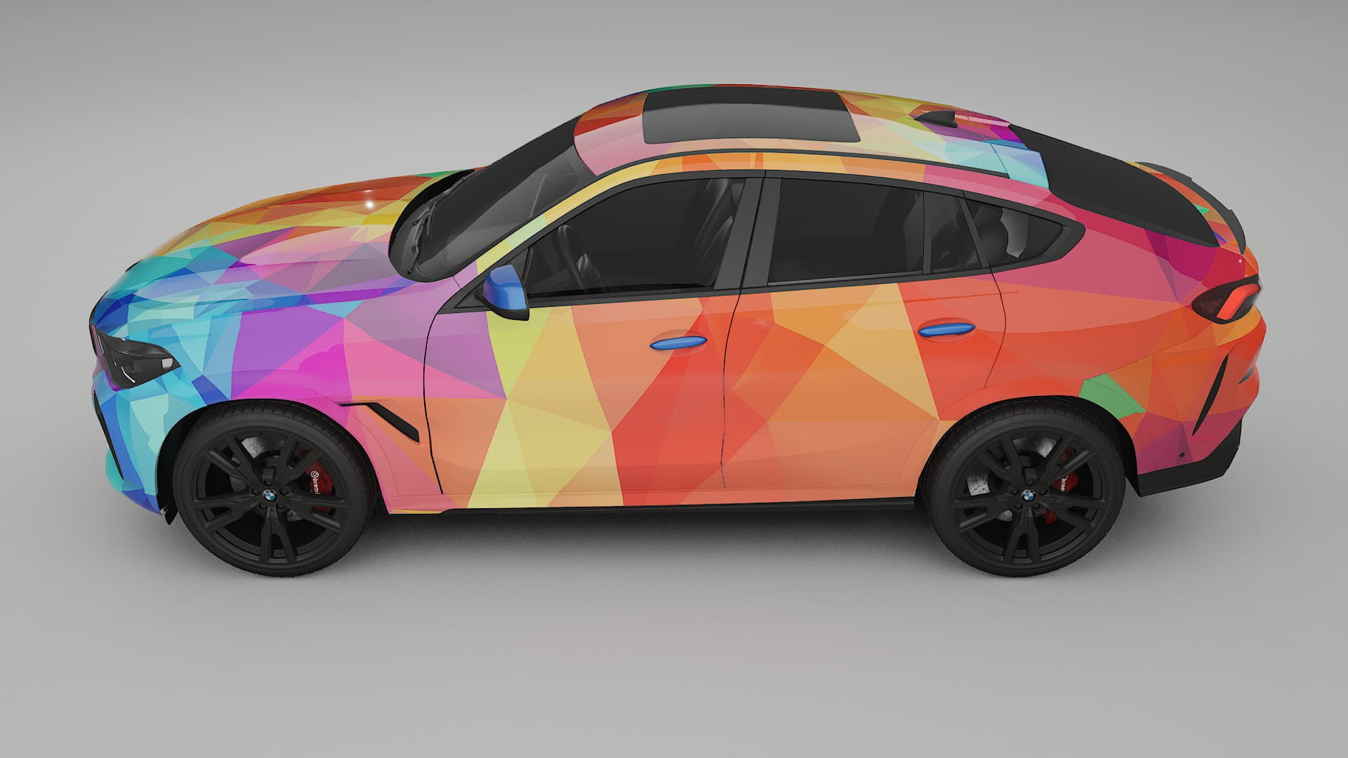 BMW X6 G06 F96 VECTOR VIBE – Ontworpen Wrap PPF Kit van Printbaar Polyurethaanfolie