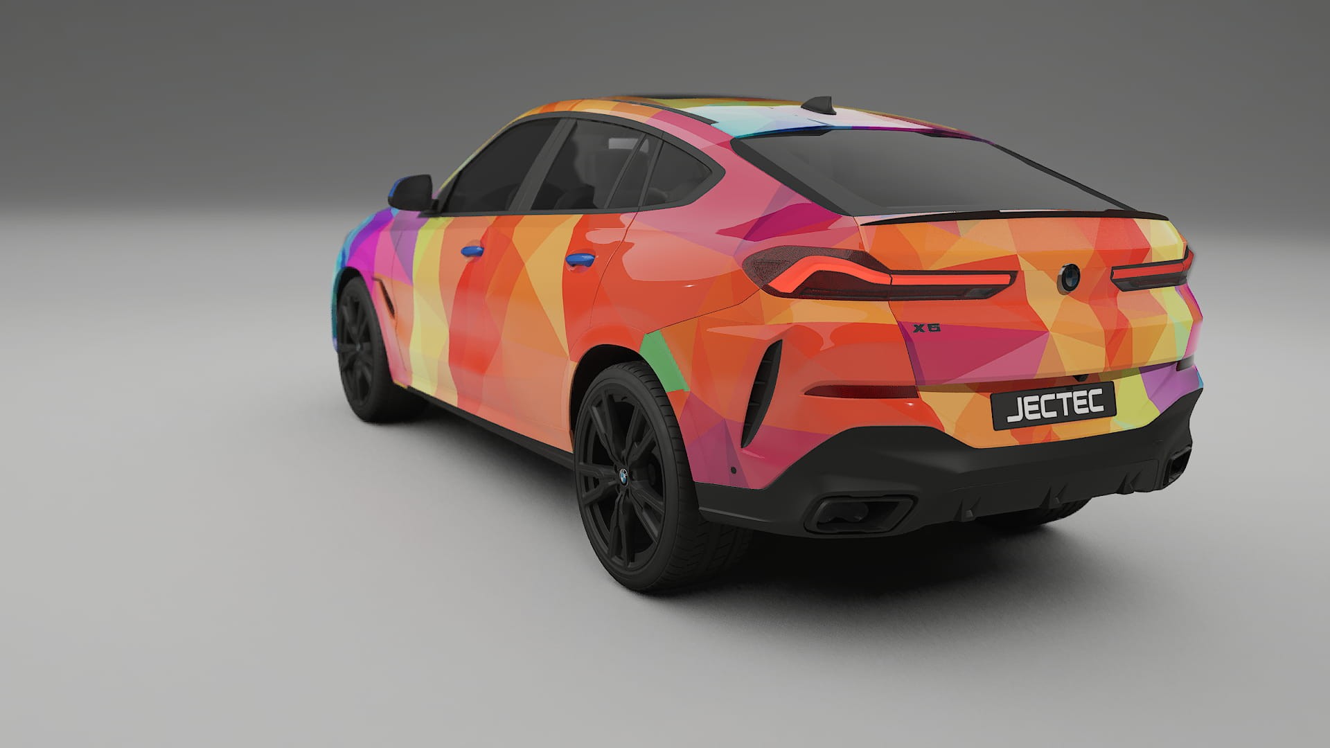 BMW X6 G06 F96 VECTOR VIBE – Ontworpen Wrap PPF Kit van Printbaar Polyurethaanfolie