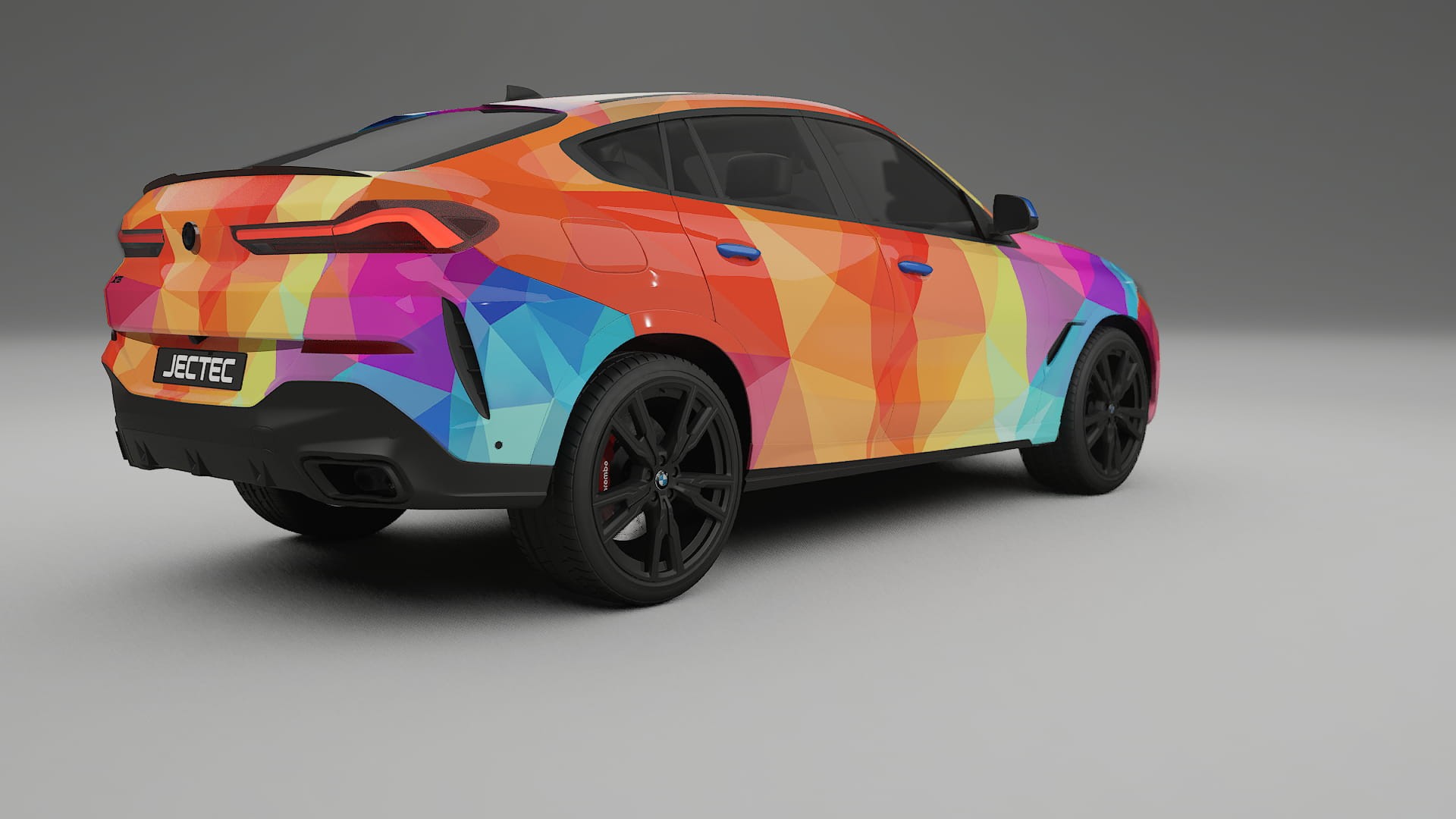 BMW X6 G06 F96 VECTOR VIBE – Ontworpen Wrap PPF Kit van Printbaar Polyurethaanfolie