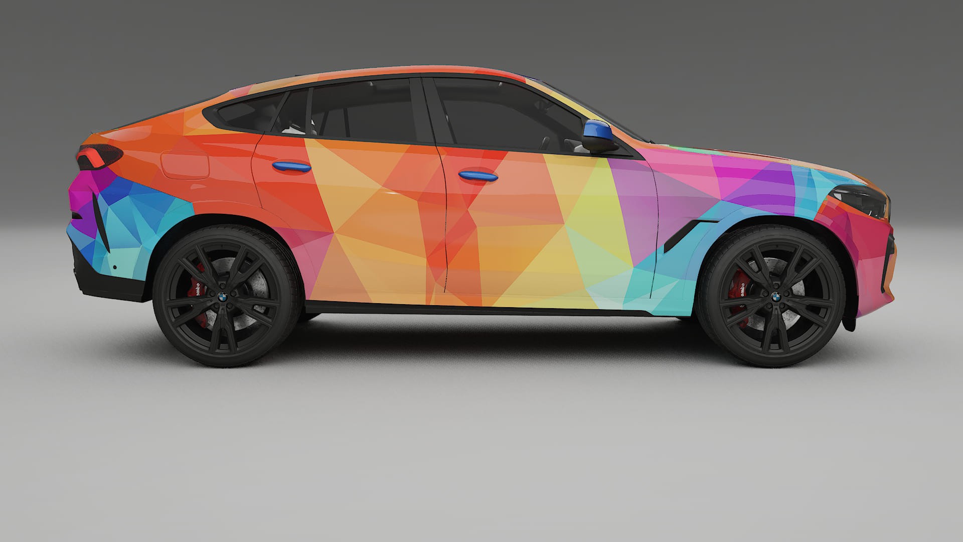 BMW X6 G06 F96 VECTOR VIBE – Ontworpen Wrap PPF Kit van Printbaar Polyurethaanfolie