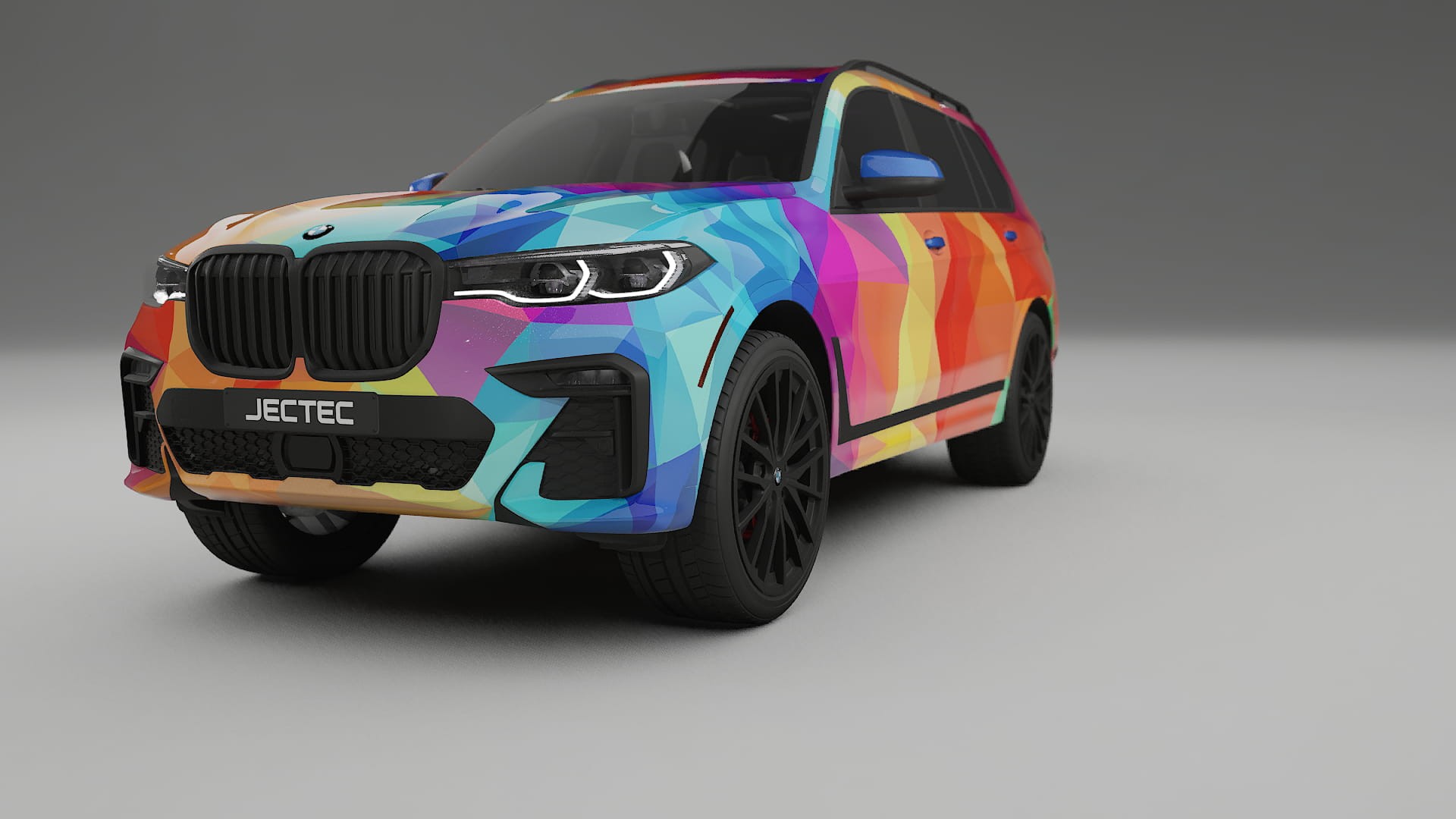 BMW X7 M G07 VECTOR VIBE – Ontworpen Wrap PPF Kit van Printbaar Polyurethaanfolie