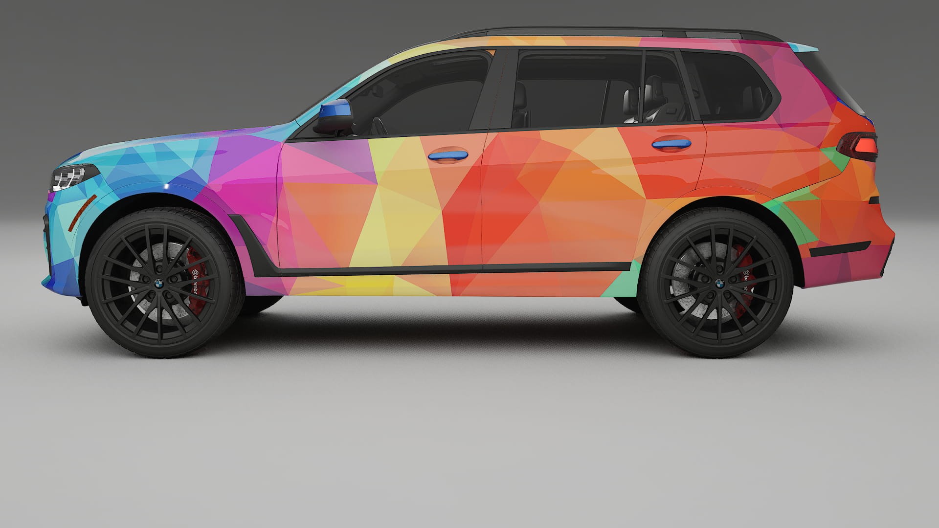 BMW X7 M G07 VECTOR VIBE – Ontworpen Wrap PPF Kit van Printbaar Polyurethaanfolie