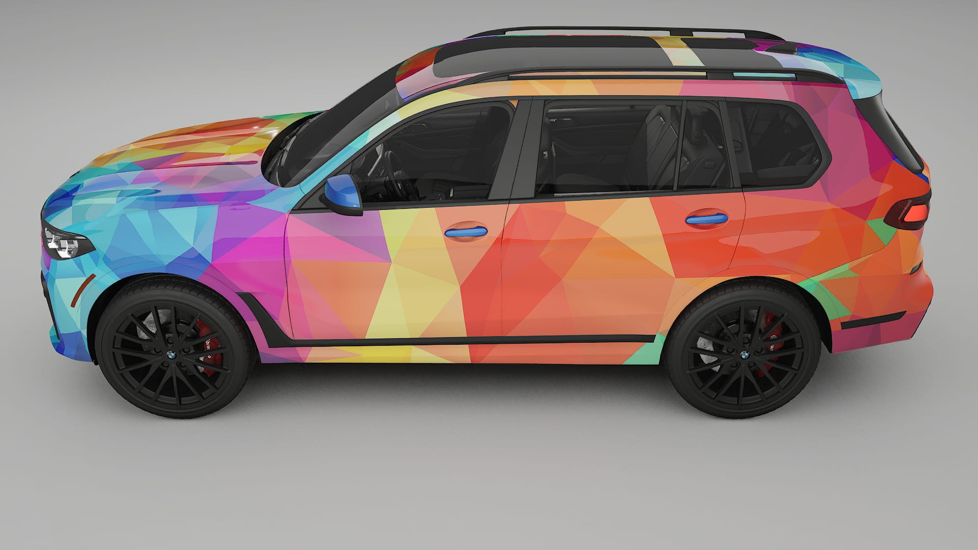 BMW X7 M G07 VECTOR VIBE – Ontworpen Wrap PPF Kit van Printbaar Polyurethaanfolie