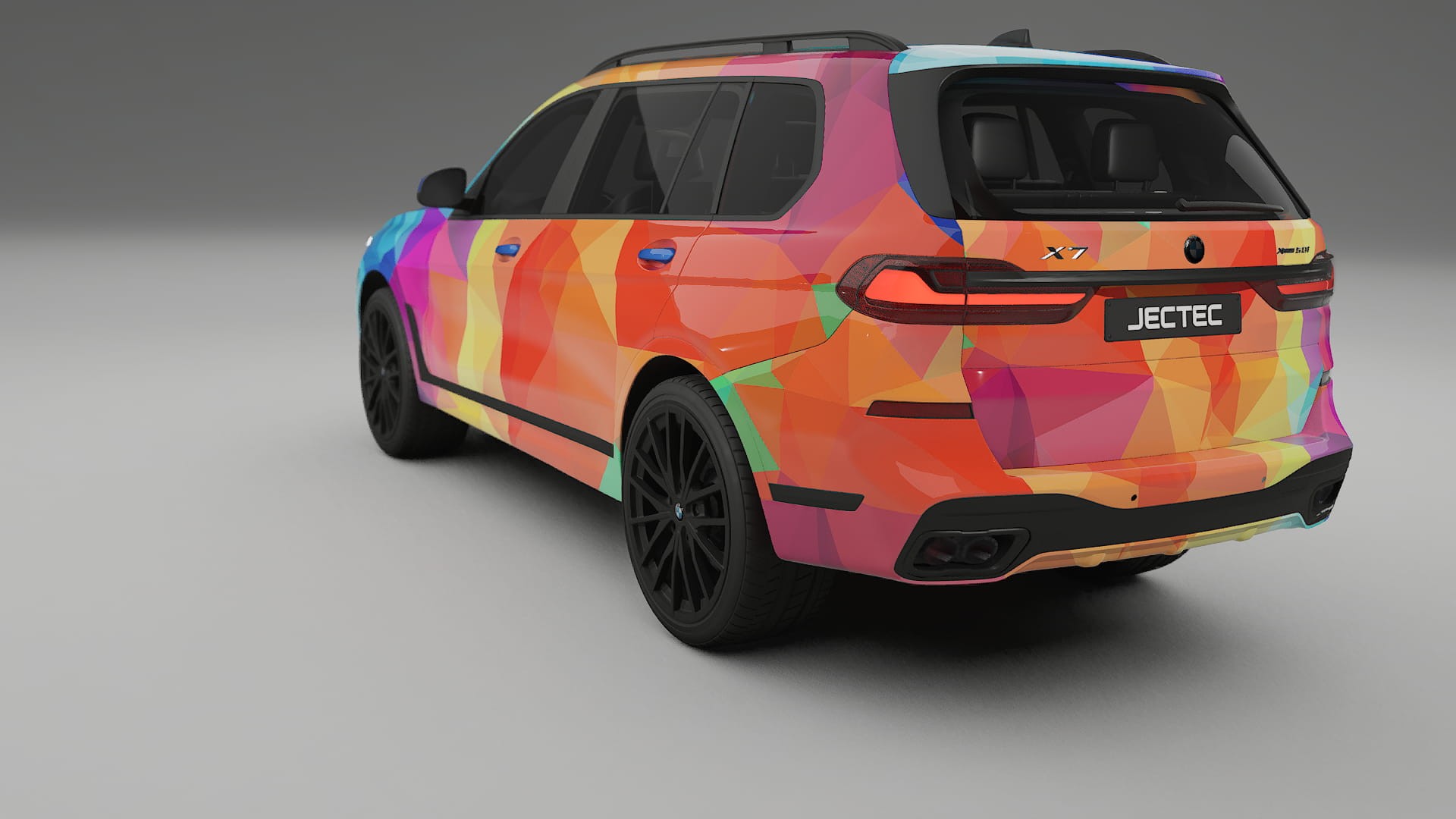 BMW X7 M G07 VECTOR VIBE – Ontworpen Wrap PPF Kit van Printbaar Polyurethaanfolie