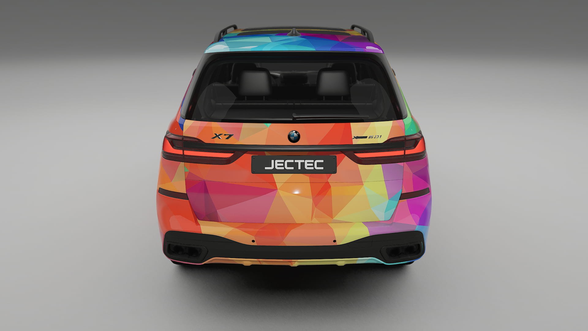 BMW X7 M G07 VECTOR VIBE – Ontworpen Wrap PPF Kit van Printbaar Polyurethaanfolie