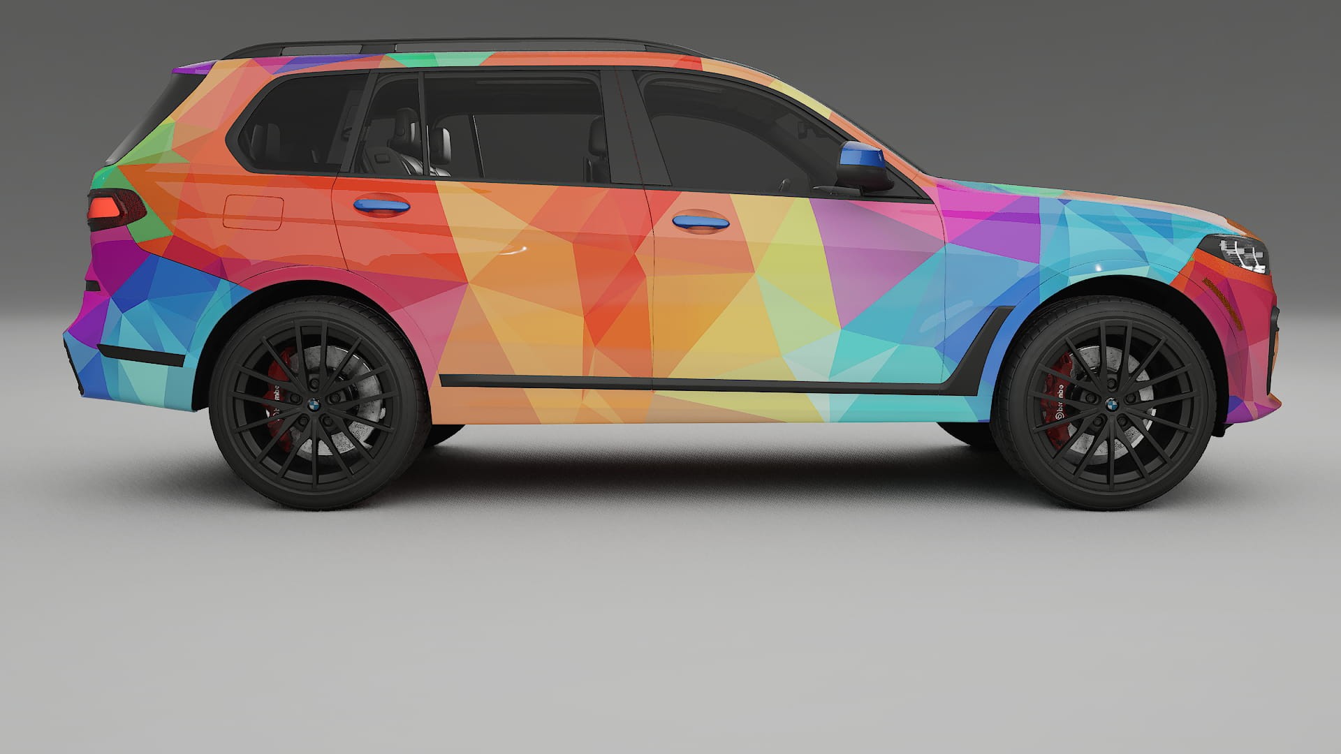 BMW X7 M G07 VECTOR VIBE – Ontworpen Wrap PPF Kit van Printbaar Polyurethaanfolie