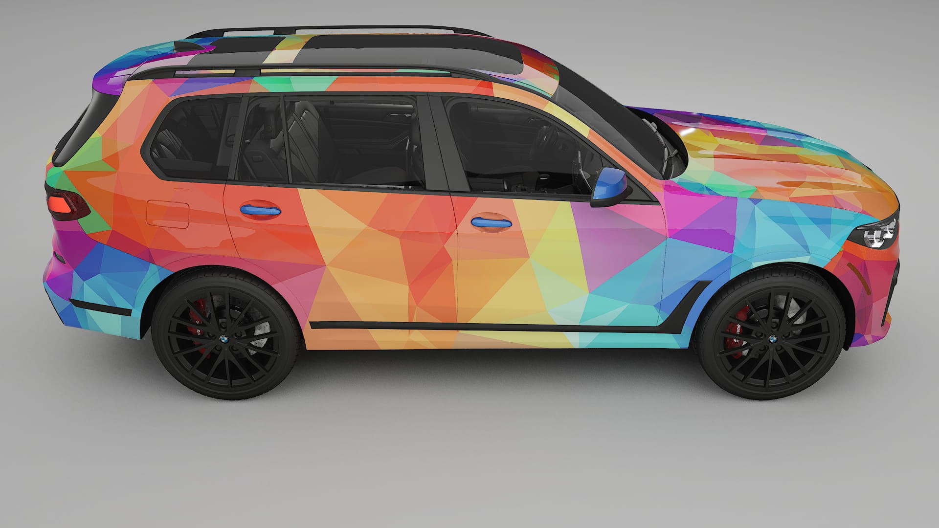 BMW X7 M G07 VECTOR VIBE – Ontworpen Wrap PPF Kit van Printbaar Polyurethaanfolie