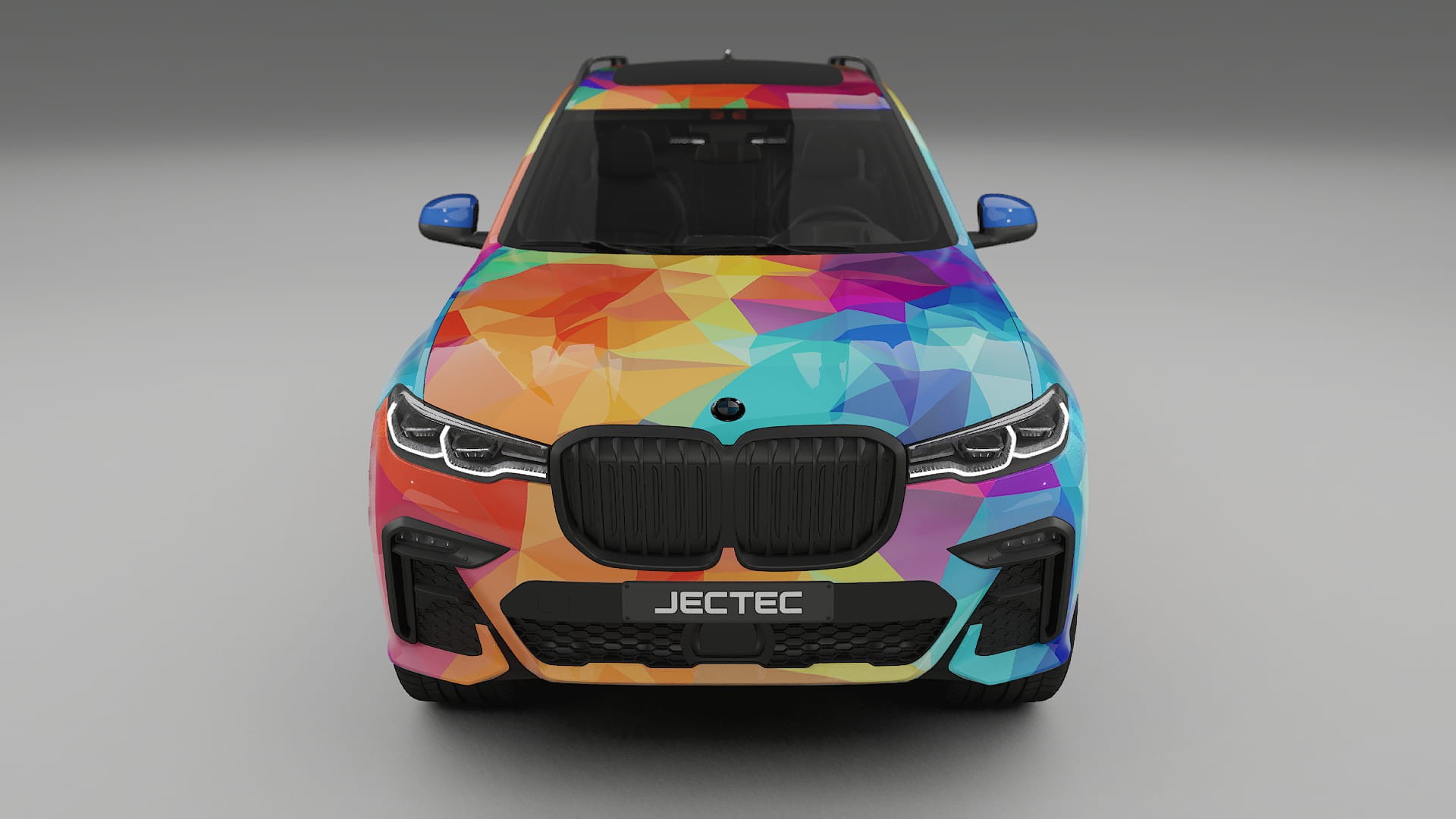 BMW X7 M G07 VECTOR VIBE – Ontworpen Wrap PPF Kit van Printbaar Polyurethaanfolie