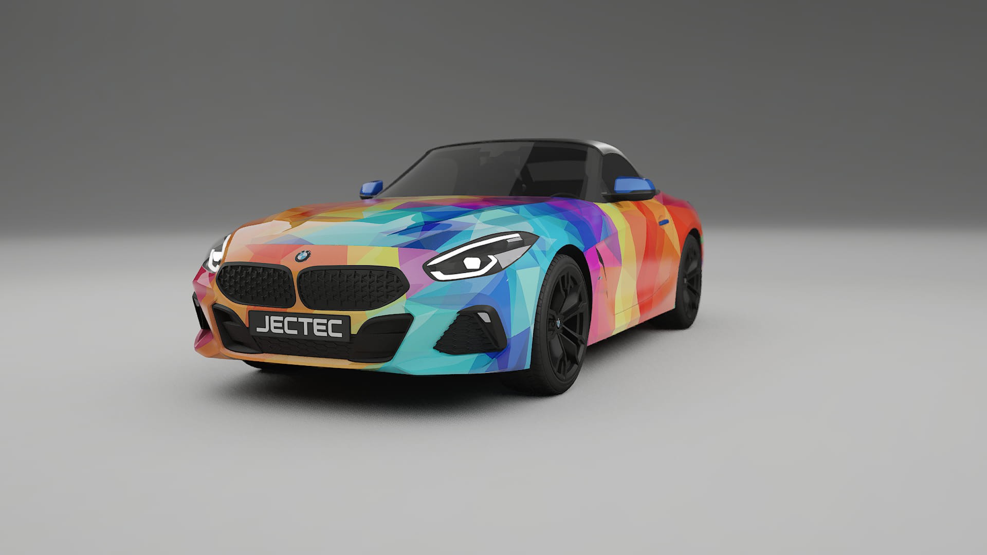BMW Z4 G29 M40i First edition roadster VECTOR VIBE – Ontworpen Wrap PPF Kit van Printbaar Polyurethaanfolie