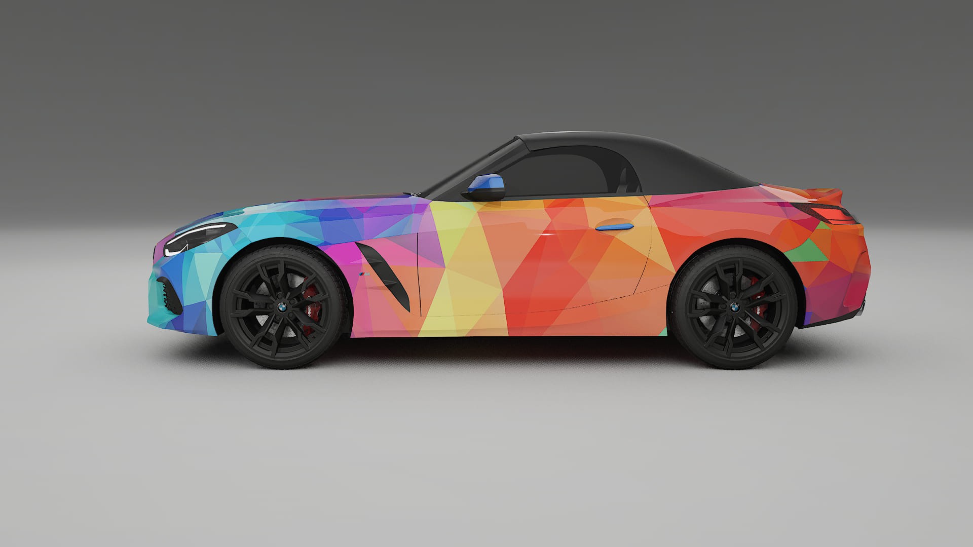 BMW Z4 G29 M40i First edition roadster VECTOR VIBE – Ontworpen Wrap PPF Kit van Printbaar Polyurethaanfolie