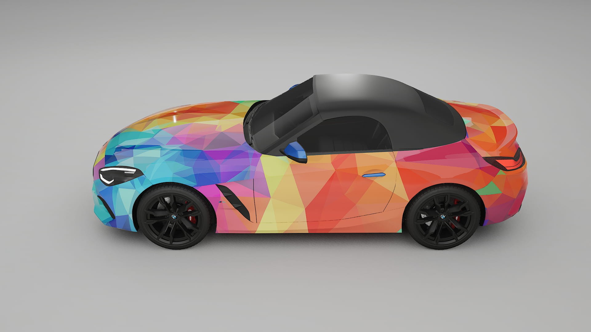 BMW Z4 G29 M40i First edition roadster VECTOR VIBE – Ontworpen Wrap PPF Kit van Printbaar Polyurethaanfolie