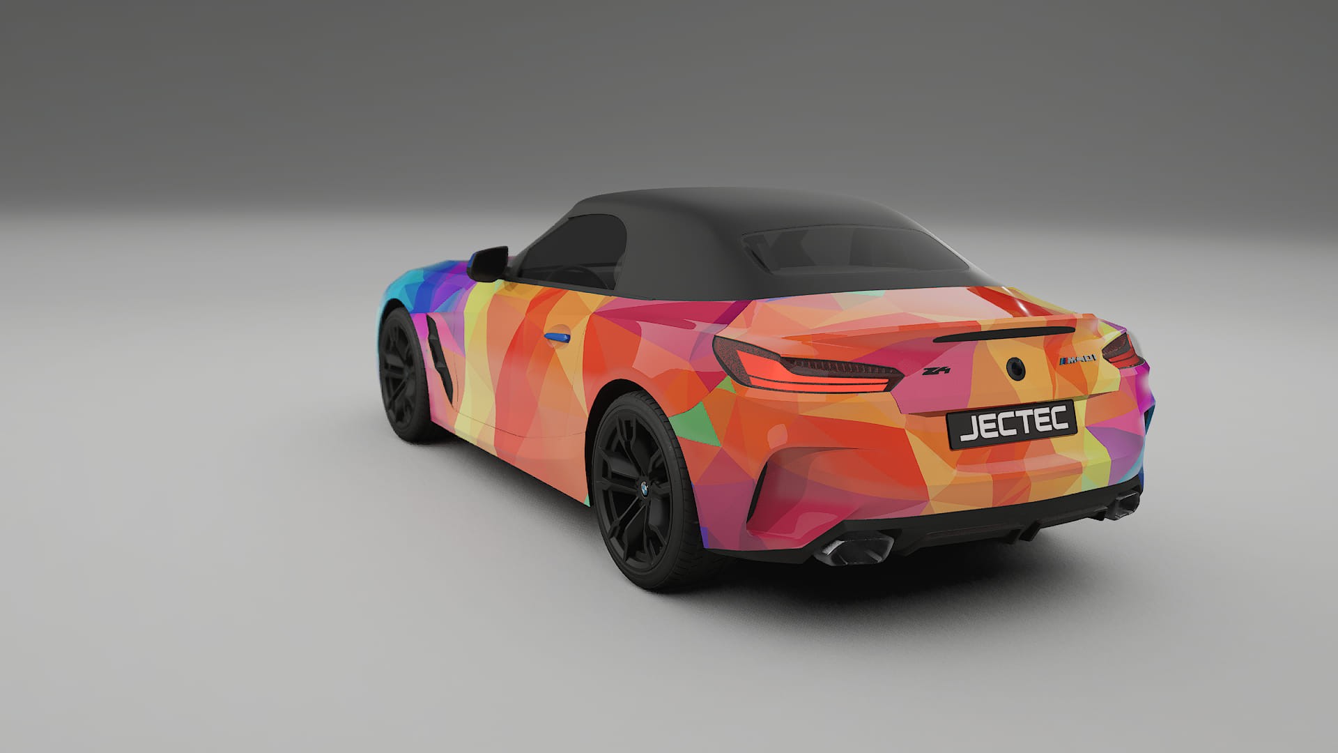 BMW Z4 G29 M40i First edition roadster VECTOR VIBE – Ontworpen Wrap PPF Kit van Printbaar Polyurethaanfolie