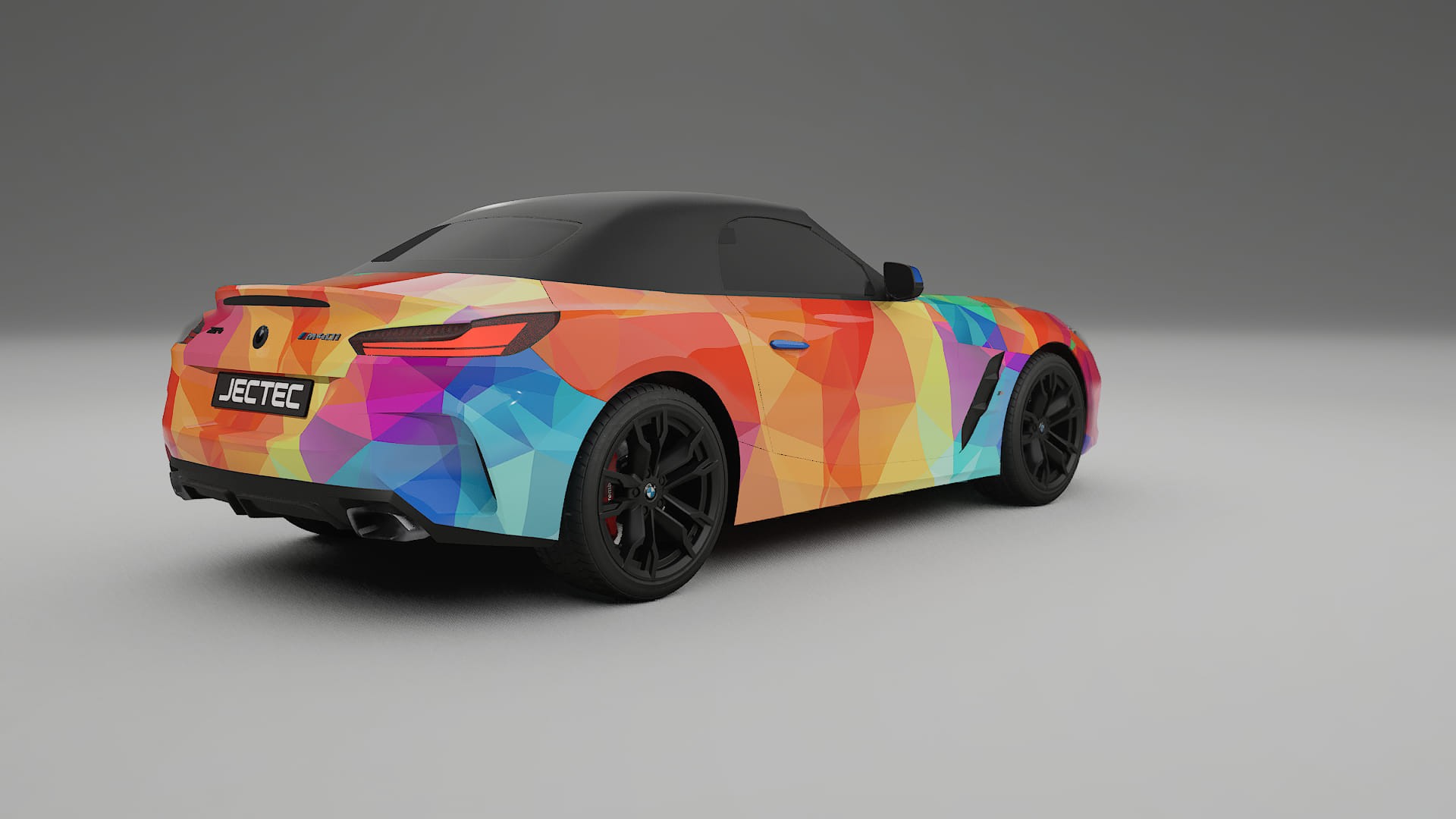 BMW Z4 G29 M40i First edition roadster VECTOR VIBE – Ontworpen Wrap PPF Kit van Printbaar Polyurethaanfolie