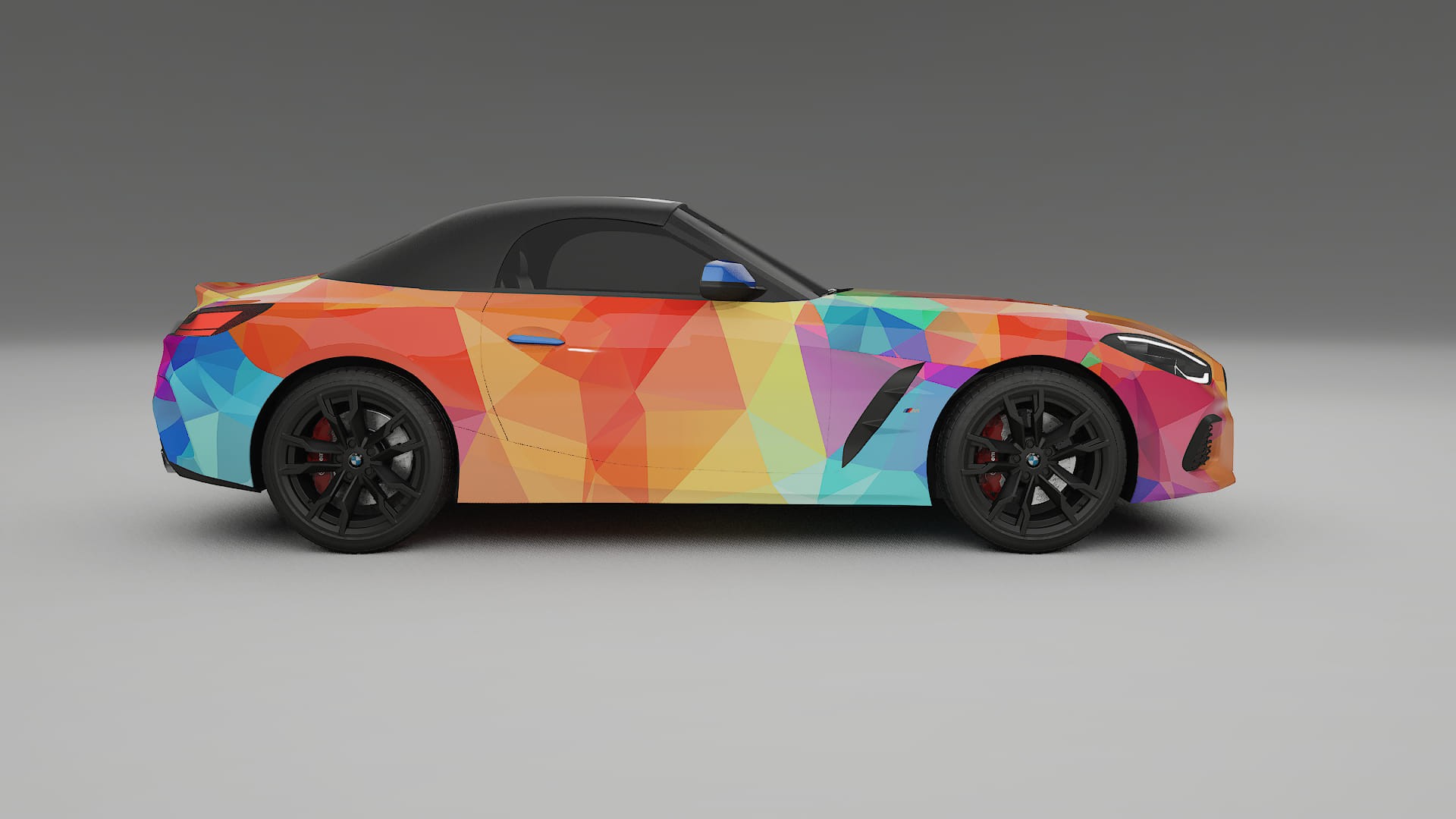 BMW Z4 G29 M40i First edition roadster VECTOR VIBE – Ontworpen Wrap PPF Kit van Printbaar Polyurethaanfolie