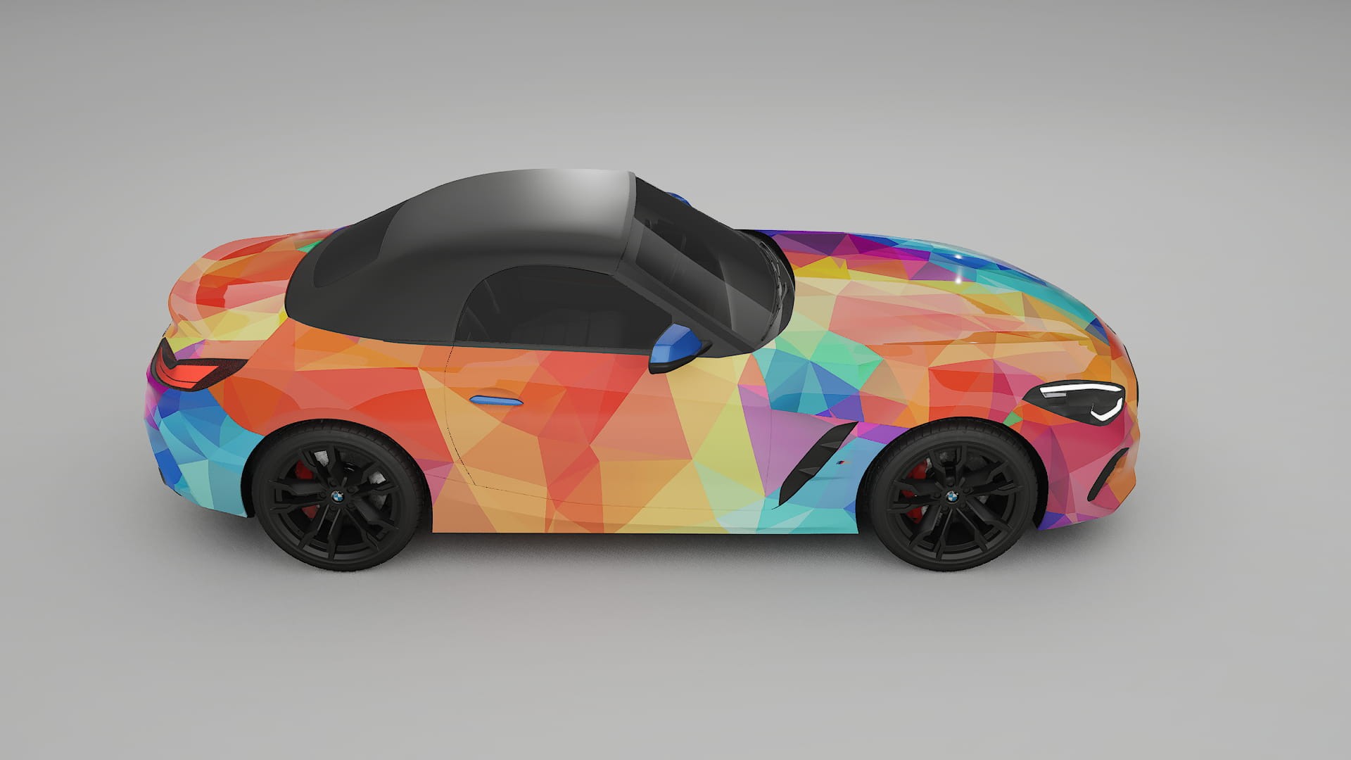 BMW Z4 G29 M40i First edition roadster VECTOR VIBE – Ontworpen Wrap PPF Kit van Printbaar Polyurethaanfolie