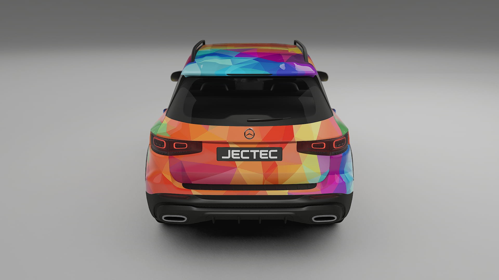 Mercedes AMG GLB VECTOR VIBE – Ontworpen Wrap PPF Kit van Printbaar Polyurethaanfolie