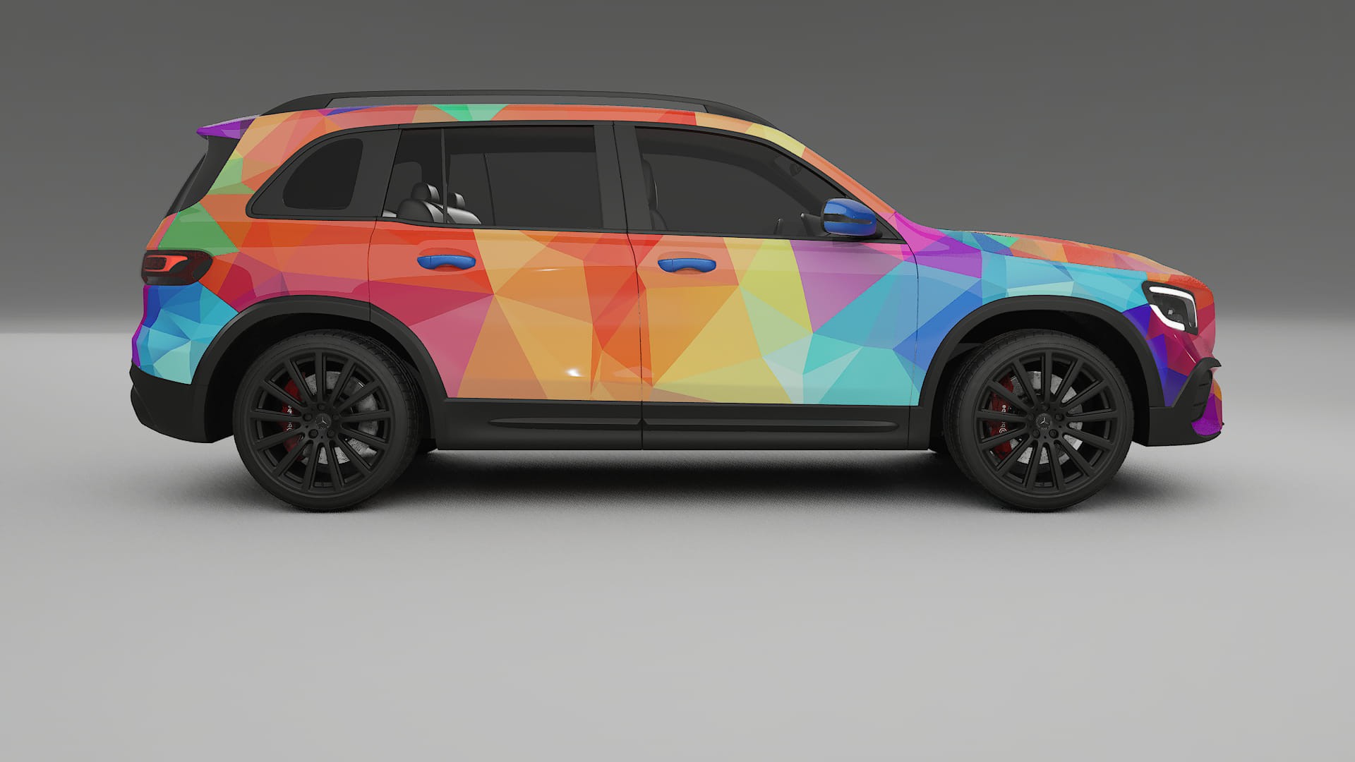 Mercedes AMG GLB VECTOR VIBE – Ontworpen Wrap PPF Kit van Printbaar Polyurethaanfolie