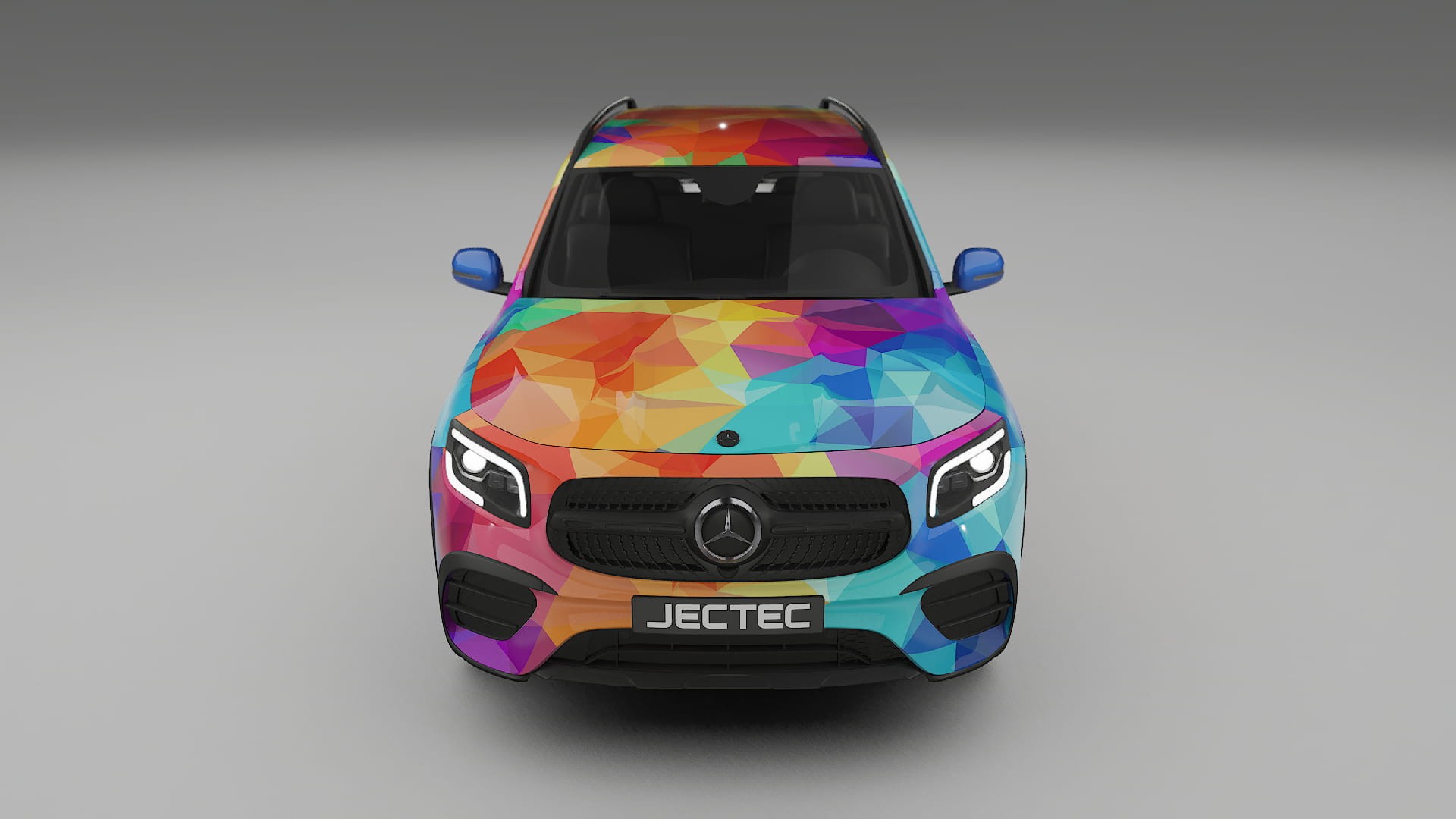 Mercedes AMG GLB VECTOR VIBE – Ontworpen Wrap PPF Kit van Printbaar Polyurethaanfolie