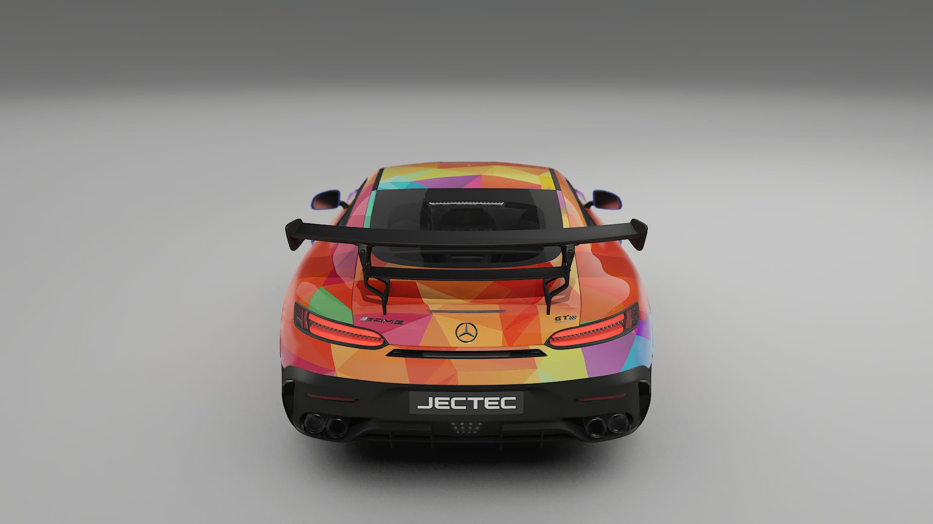 Mercedes AMG GT Black Series C192 Coupe VECTOR VIBE – Ontworpen Wrap PPF Kit van Printbaar Polyurethaanfolie