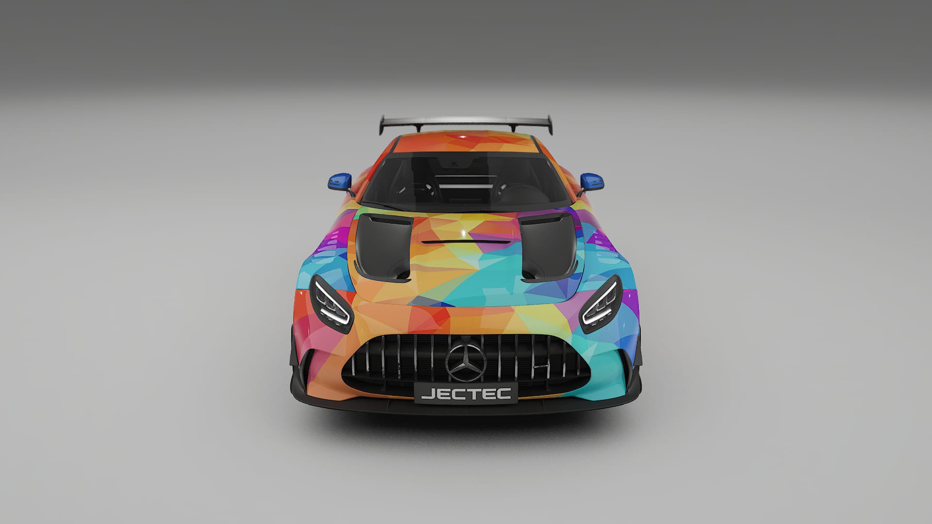 Mercedes AMG GT Black Series C192 Coupe VECTOR VIBE – Ontworpen Wrap PPF Kit van Printbaar Polyurethaanfolie