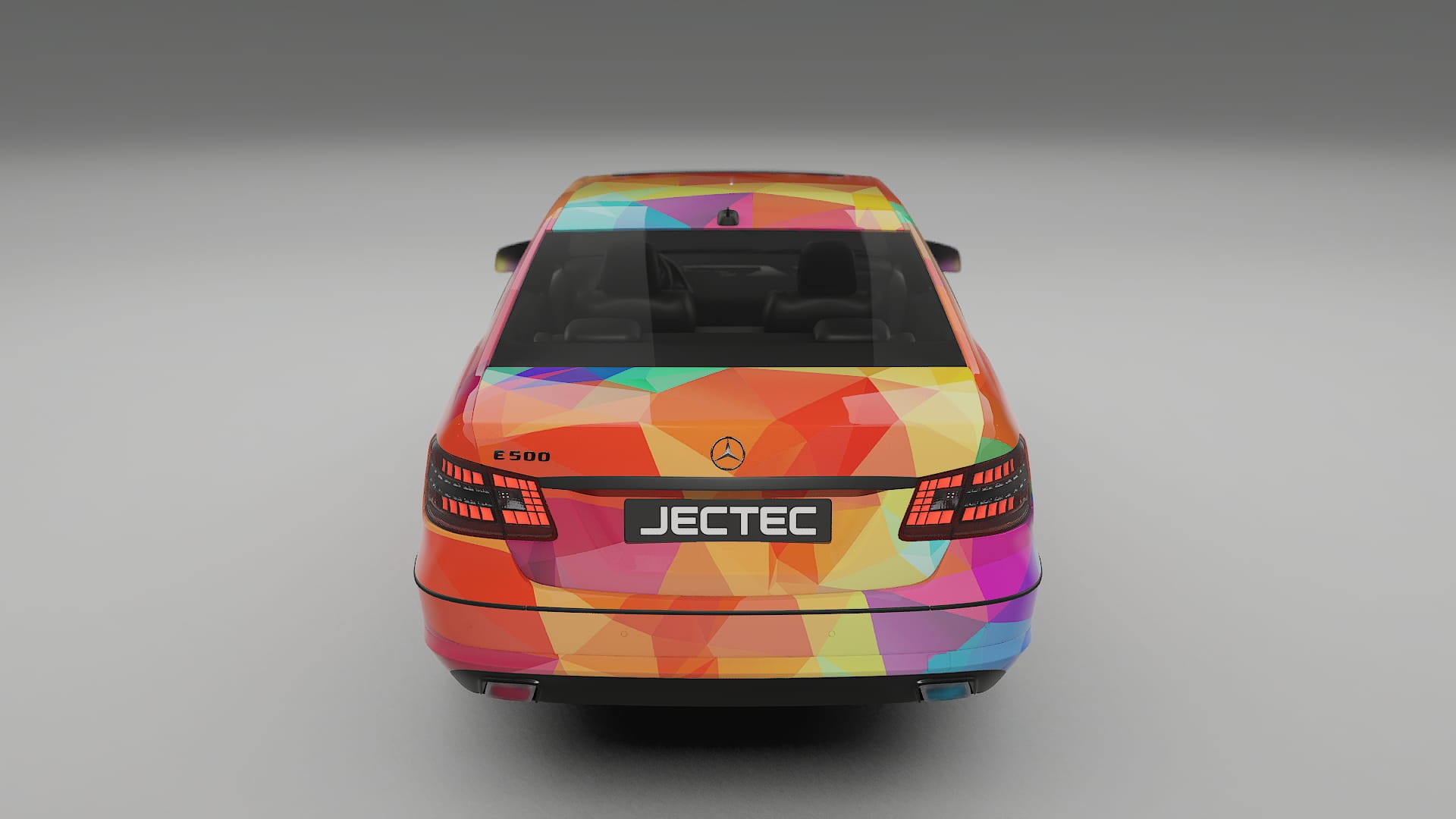 Mercedes E-class Sedan W212 Prefacelift pre-LCI VECTOR VIBE – Ontworpen Wrap PPF Kit van Printbaar Polyurethaanfolie